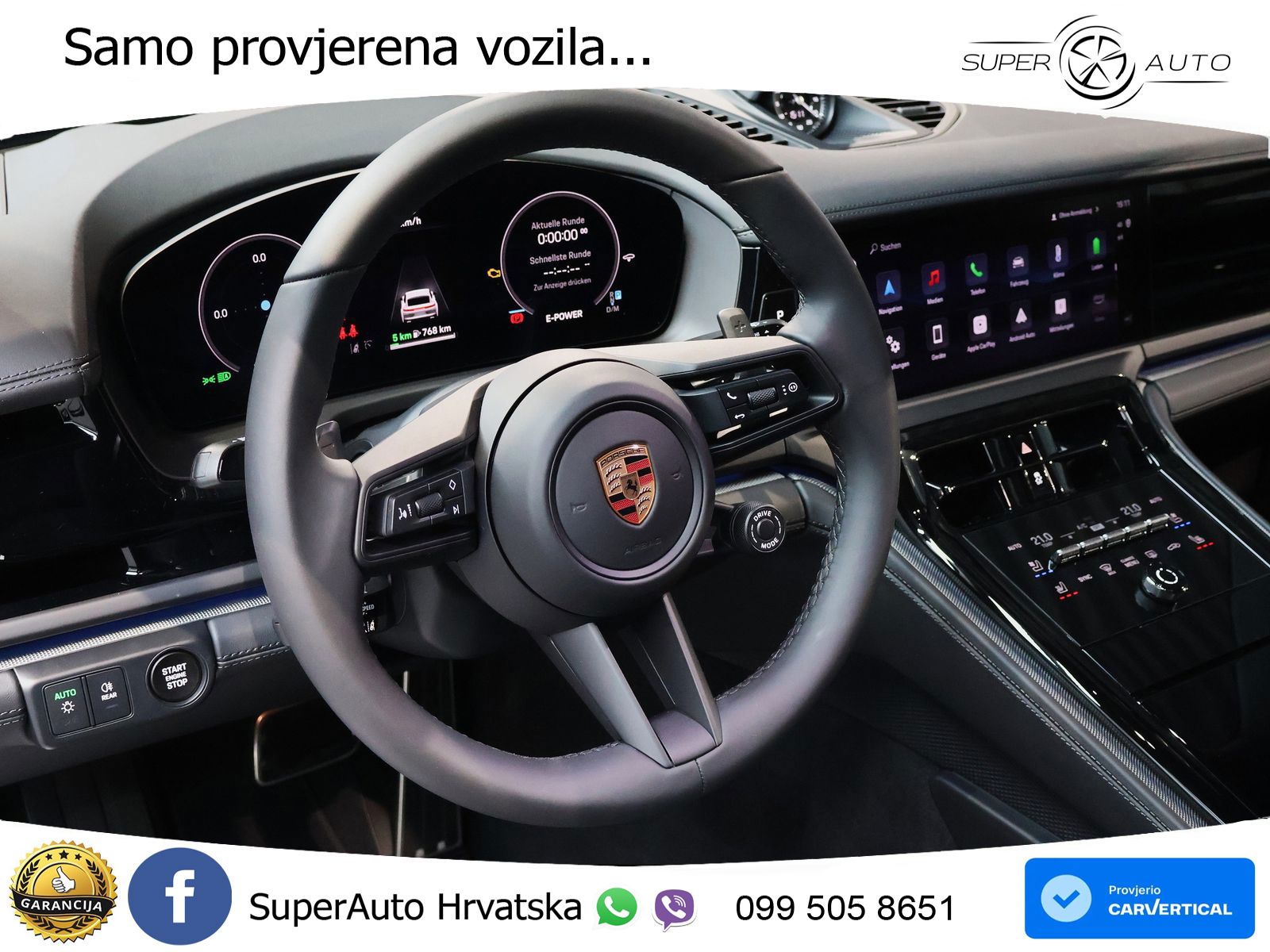 Porsche Panamera 4 2.9 V6 (470 KS) E-Hybrid PDK LED+GR SJED+ACC