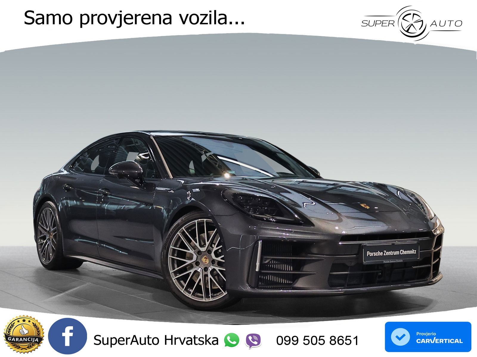 Porsche Panamera 4 2.9 V6 (470 KS) E-Hybrid PDK LED+GR SJED+ACC