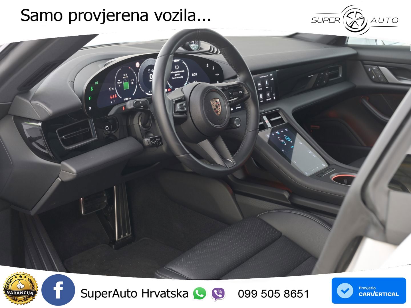 Porsche Taycan Sport Turismo 105 kWh (435 KS)