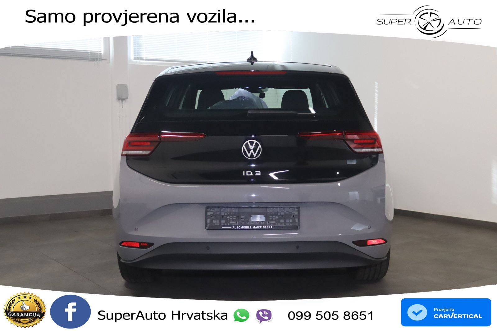 Volkswagen ID.3 Pro 62 kWh (204 KS) LED+GR SJED+ACC
