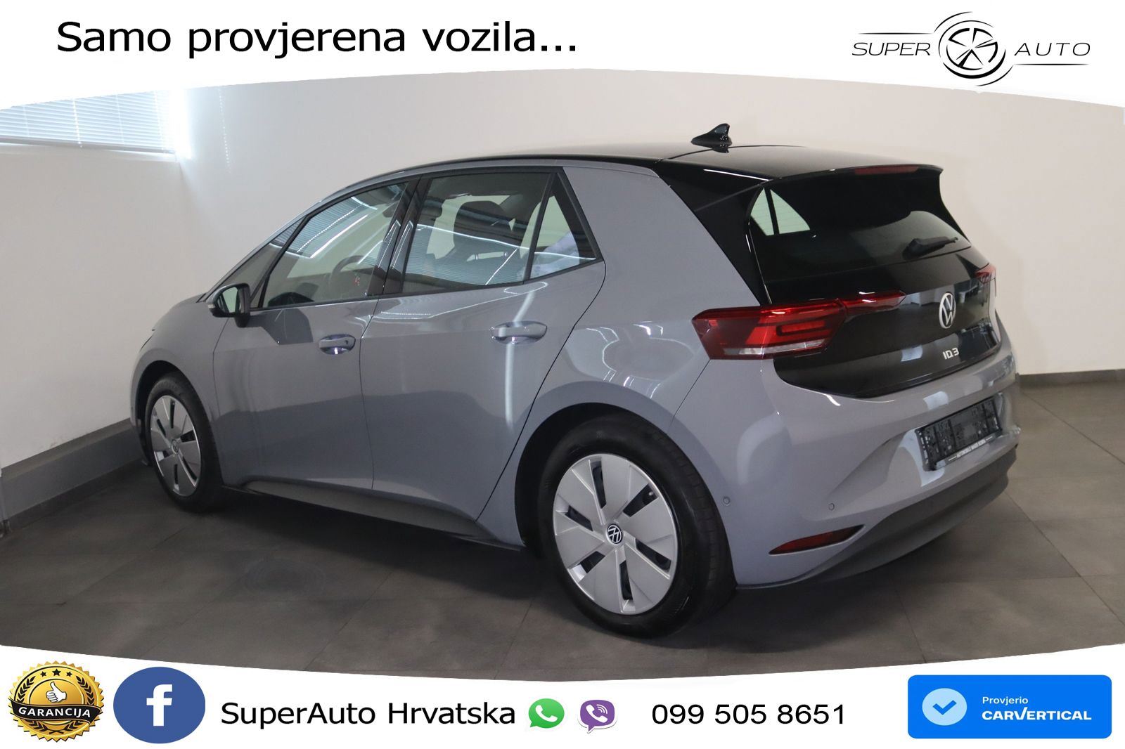 Volkswagen ID.3 Pro 62 kWh (204 KS) LED+GR SJED+ACC