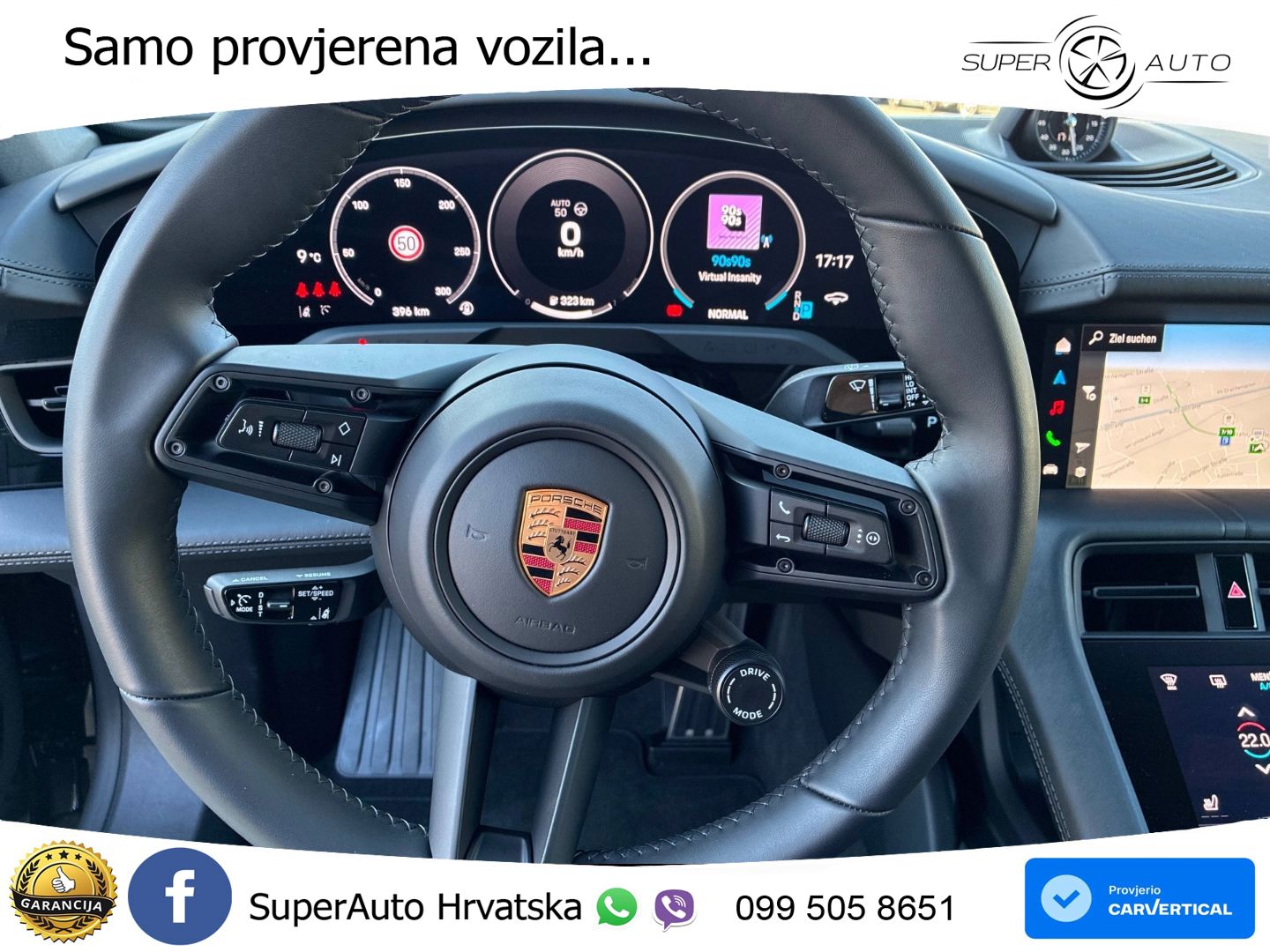 Porsche Taycan Sport Turismo 105 kWh (435 KS)