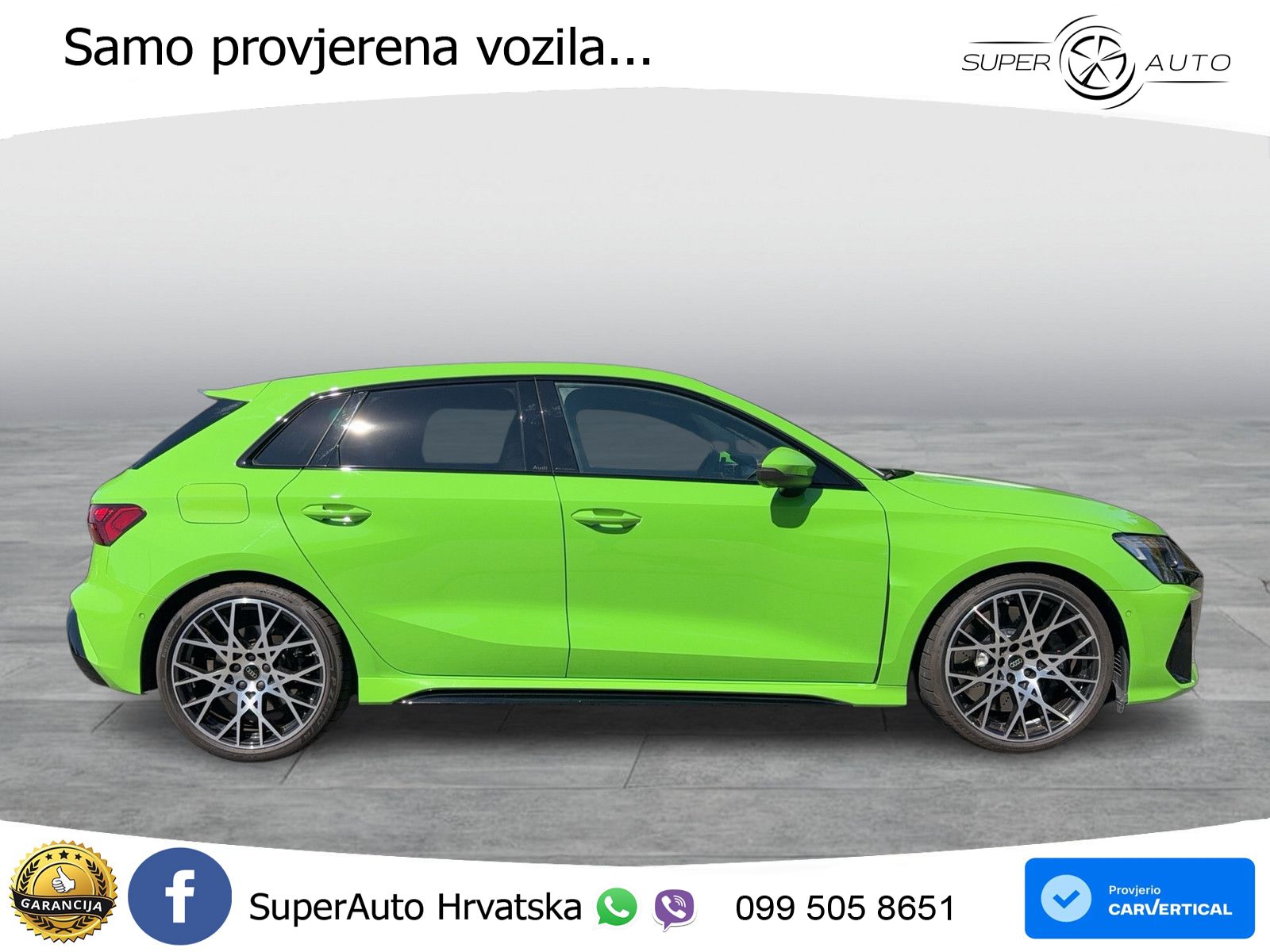 Audi RS3 Sedan 2.5 TFSI (400 KS) quattro S tronic LED+GR SJED+ACC