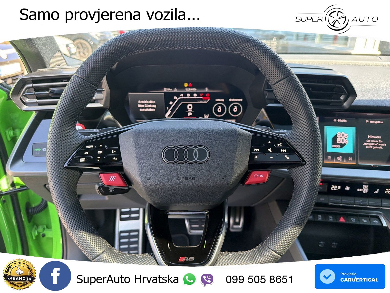 Audi RS3 Sedan 2.5 TFSI (400 KS) quattro S tronic LED+GR SJED+ACC