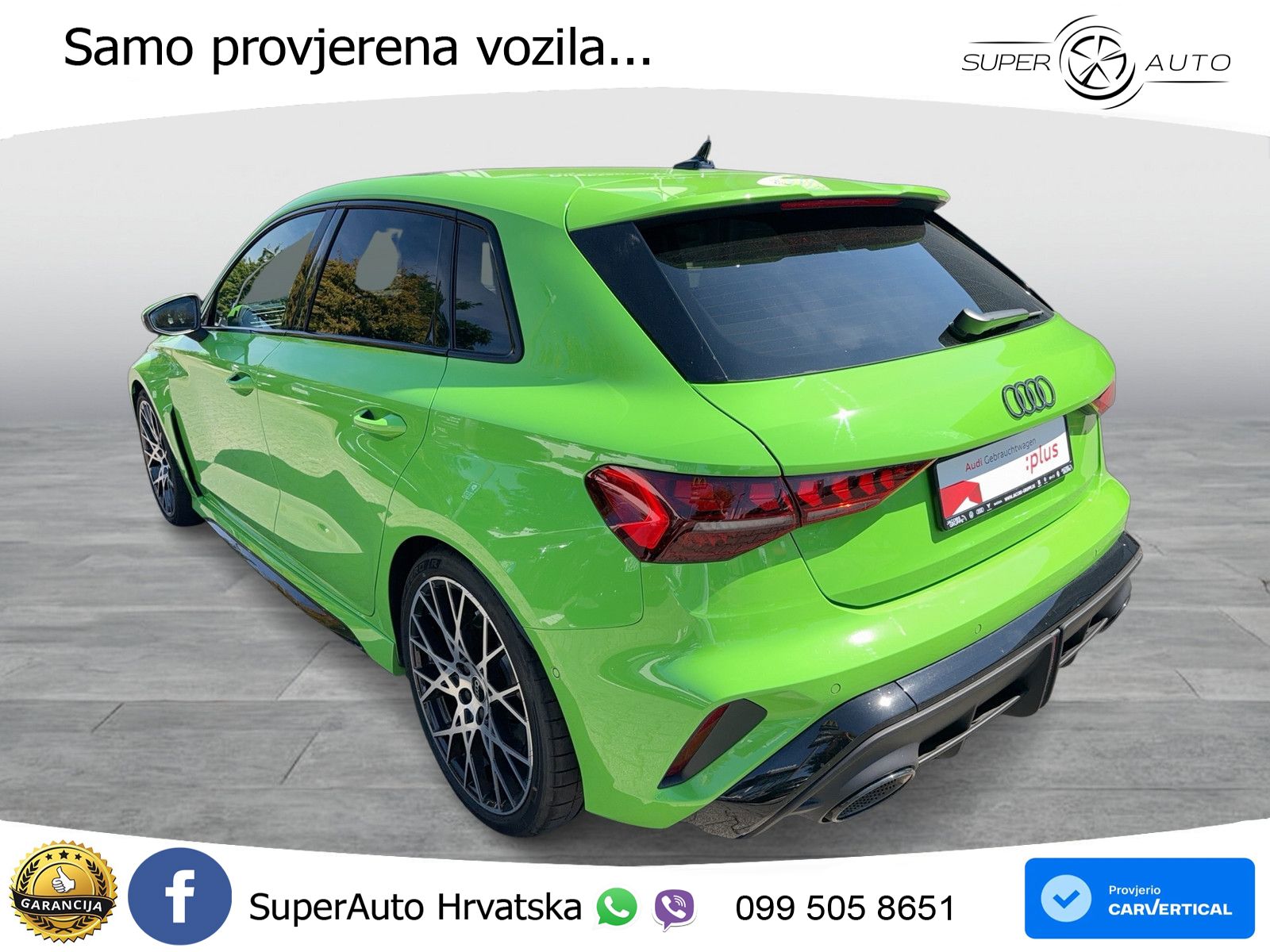 Audi RS3 Sedan 2.5 TFSI (400 KS) quattro S tronic LED+GR SJED+ACC