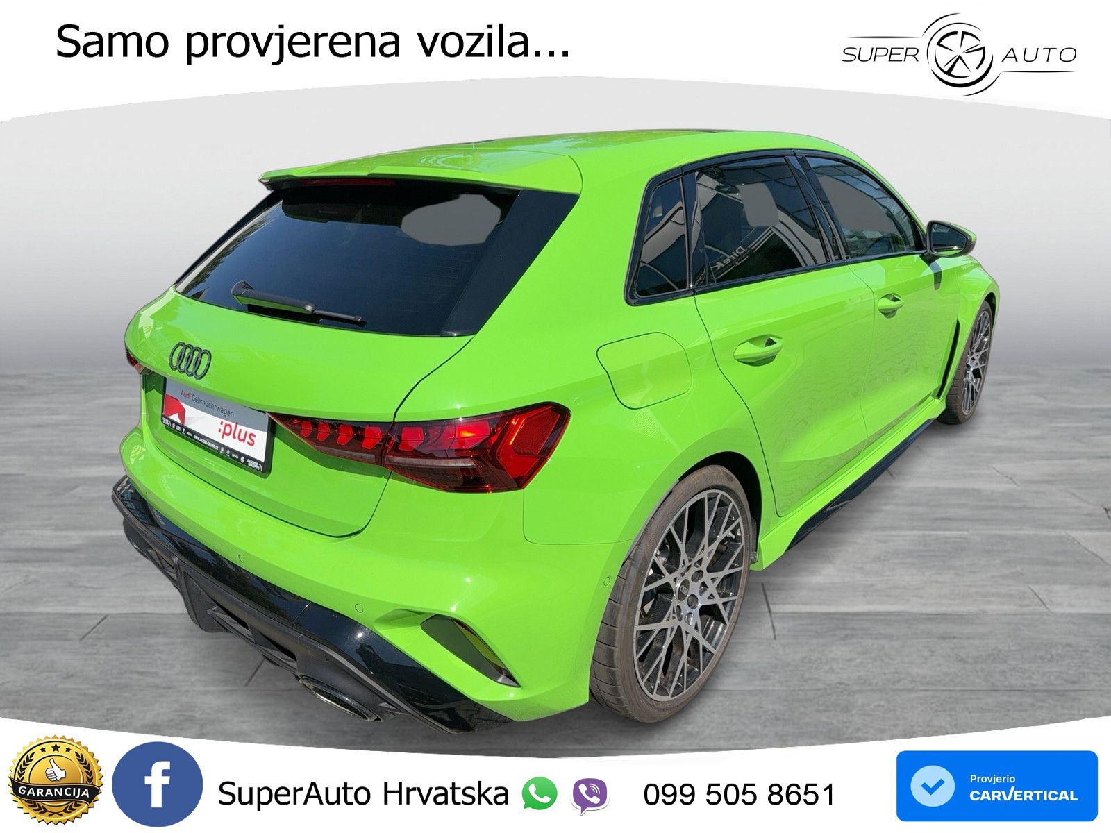 Audi RS3 Sedan 2.5 TFSI (400 KS) quattro S tronic LED+GR SJED+ACC