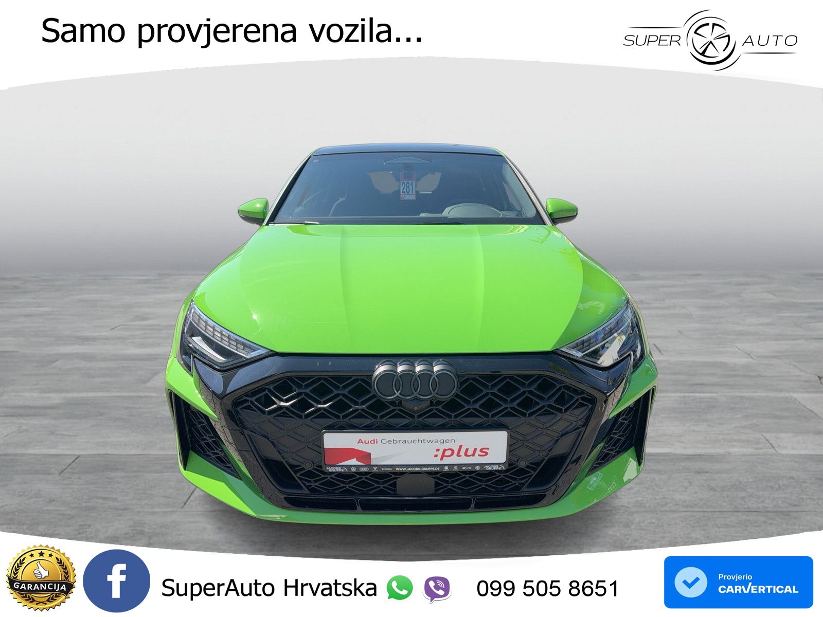 Audi RS3 Sedan 2.5 TFSI (400 KS) quattro S tronic LED+GR SJED+ACC
