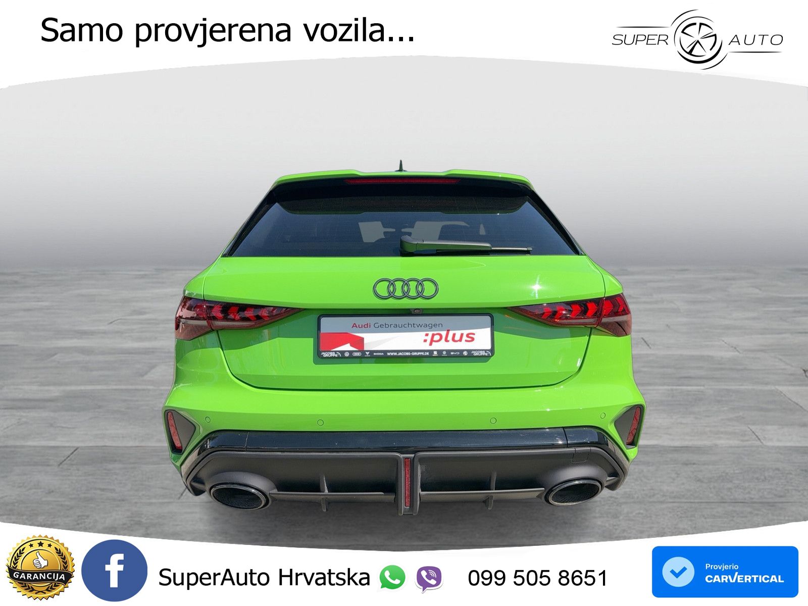 Audi RS3 Sedan 2.5 TFSI (400 KS) quattro S tronic LED+GR SJED+ACC