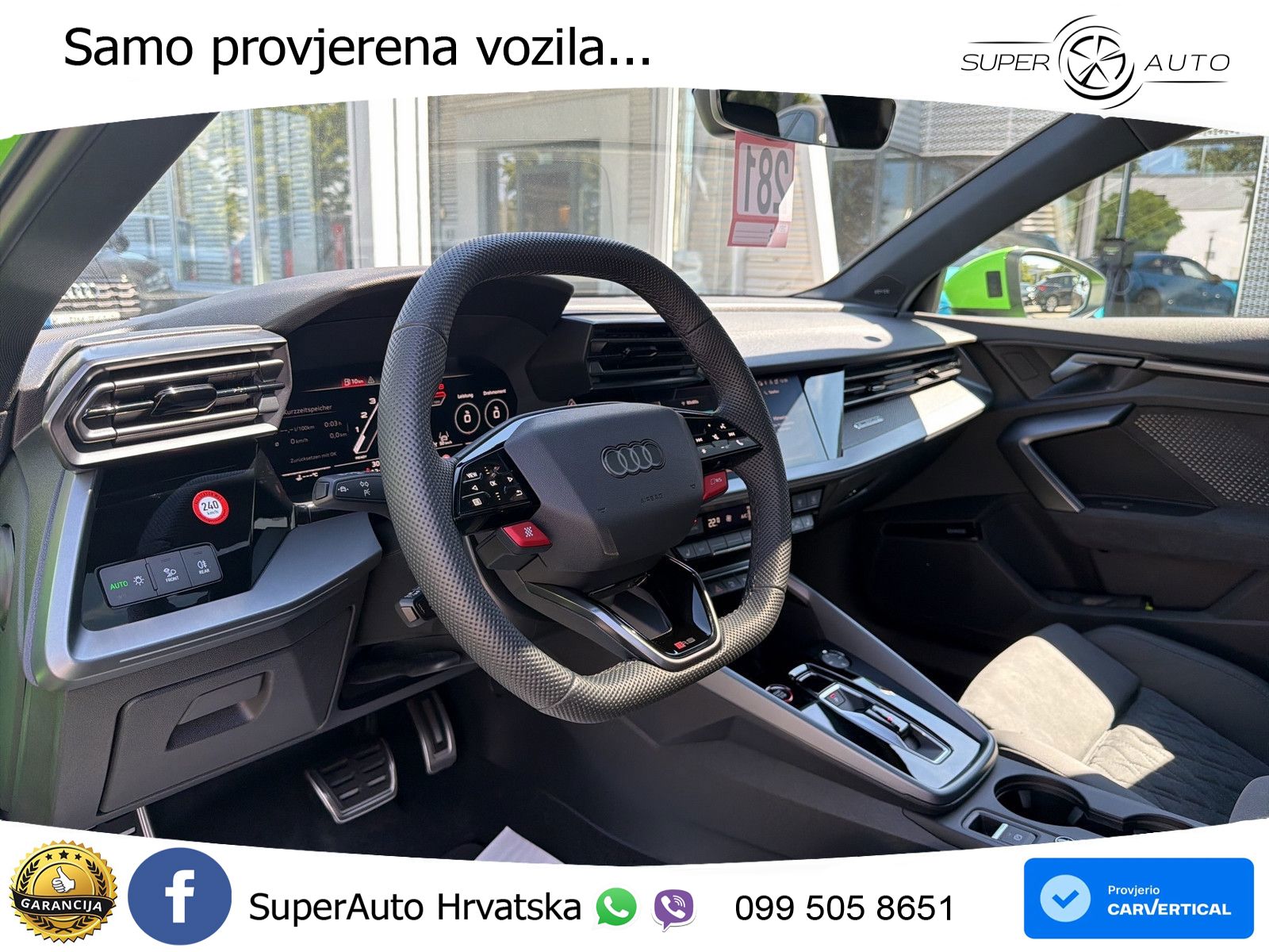 Audi RS3 Sedan 2.5 TFSI (400 KS) quattro S tronic LED+GR SJED+ACC