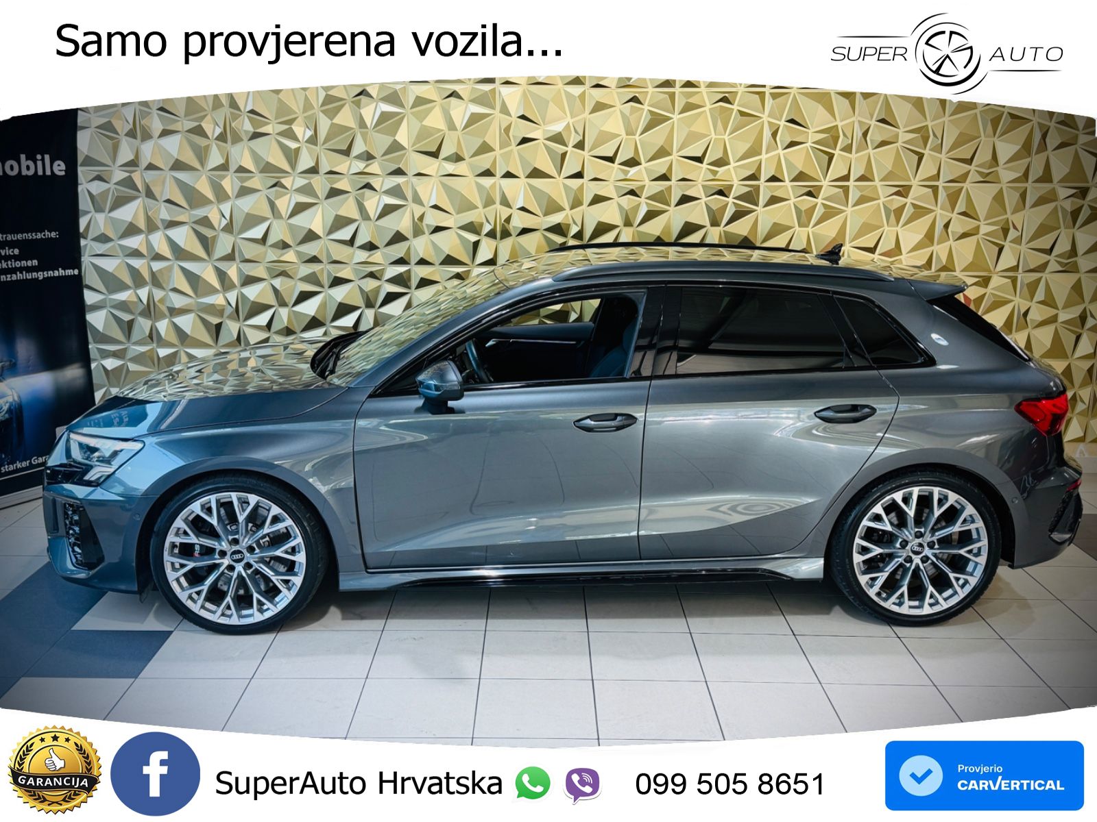 Audi RS3 Sportback 2.5 TFSI (400 KS) quattro S tronic LED+GR SJED+ACC