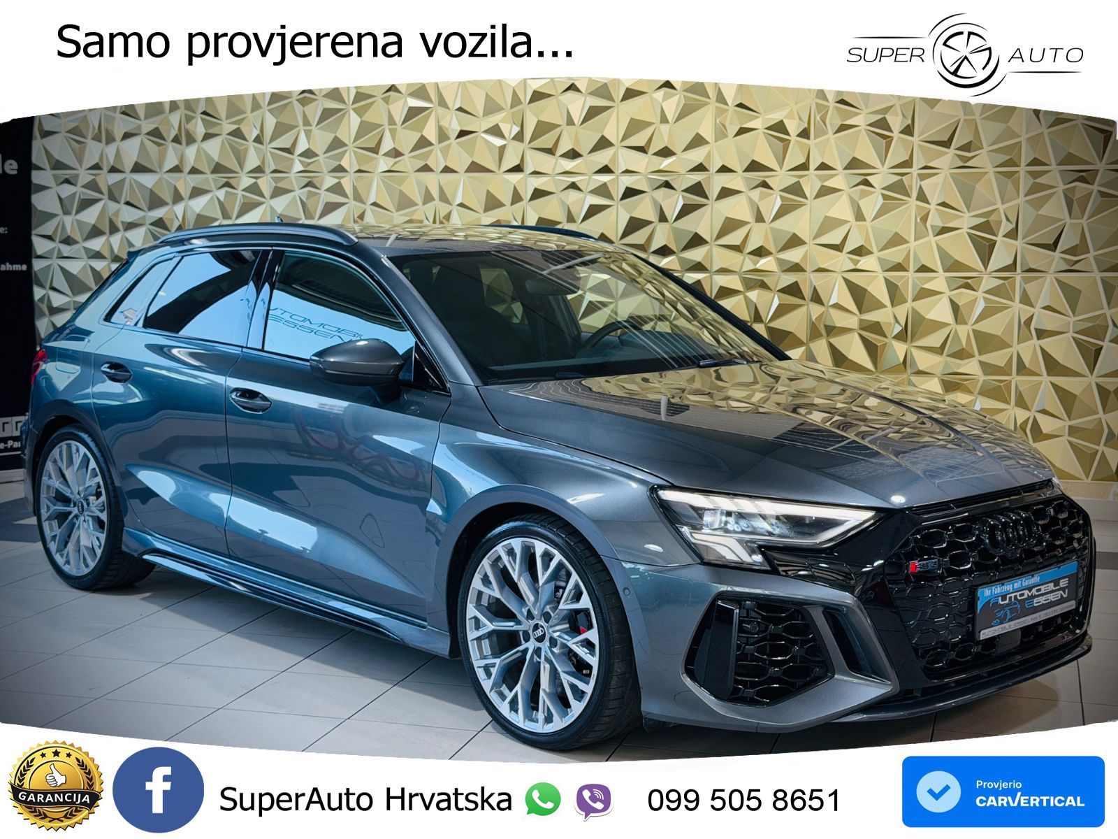 Audi RS3 Sportback 2.5 TFSI (400 KS) quattro S tronic LED+GR SJED+ACC