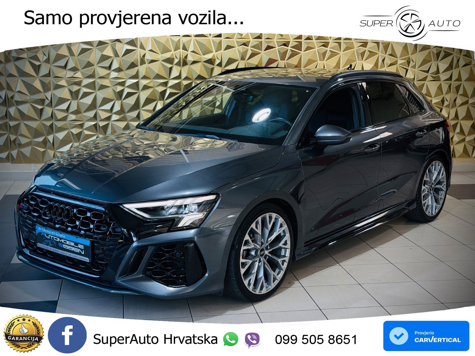 Audi RS3 Sportback 2.5 TFSI (400 KS) quattro S tronic LED+GR SJED+ACC