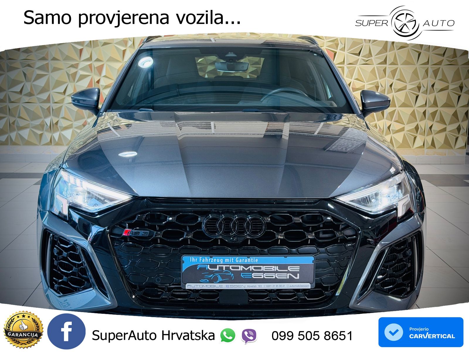 Audi RS3 Sportback 2.5 TFSI (400 KS) quattro S tronic LED+GR SJED+ACC
