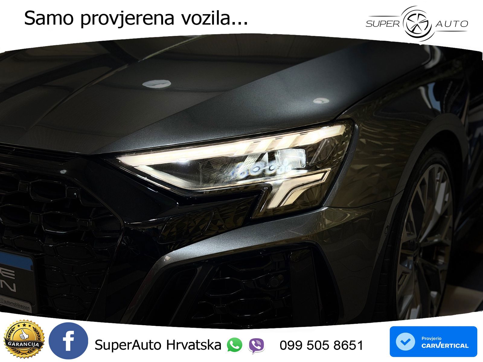 Audi RS3 Sportback 2.5 TFSI (400 KS) quattro S tronic LED+GR SJED+ACC