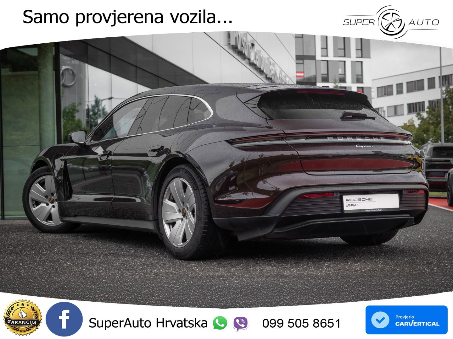 Porsche Taycan Sport Turismo 89 kWh (408 KS)