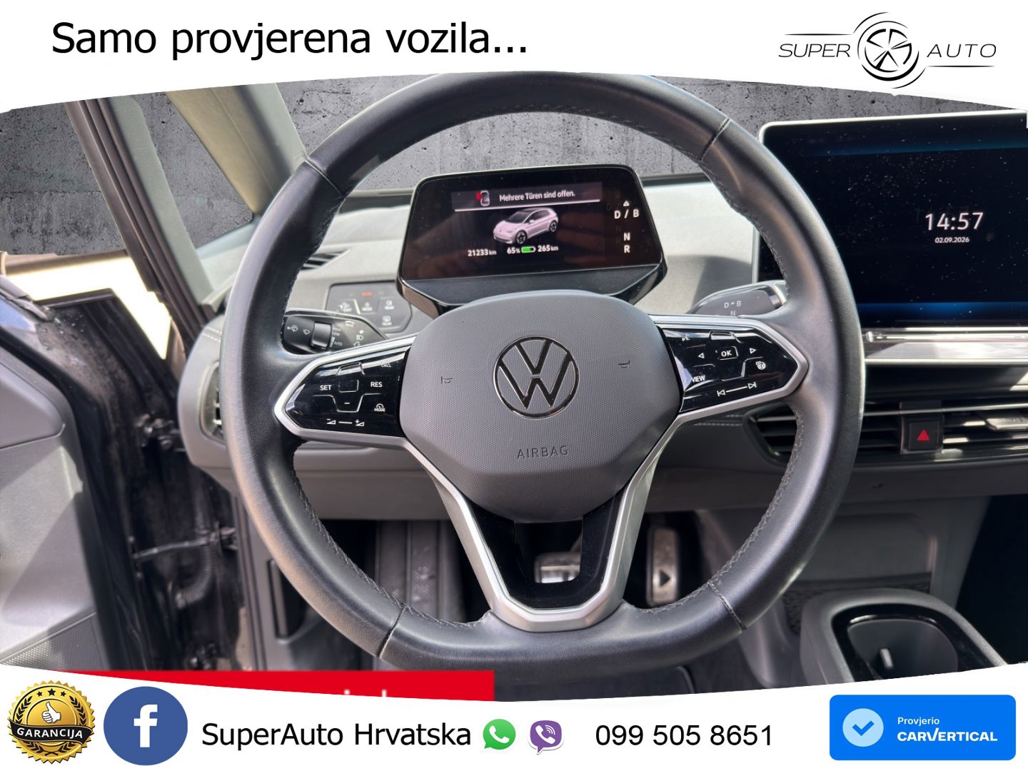 Volkswagen ID.3 Pro 62 kWh (204 KS) LED+GR SJED+ACC