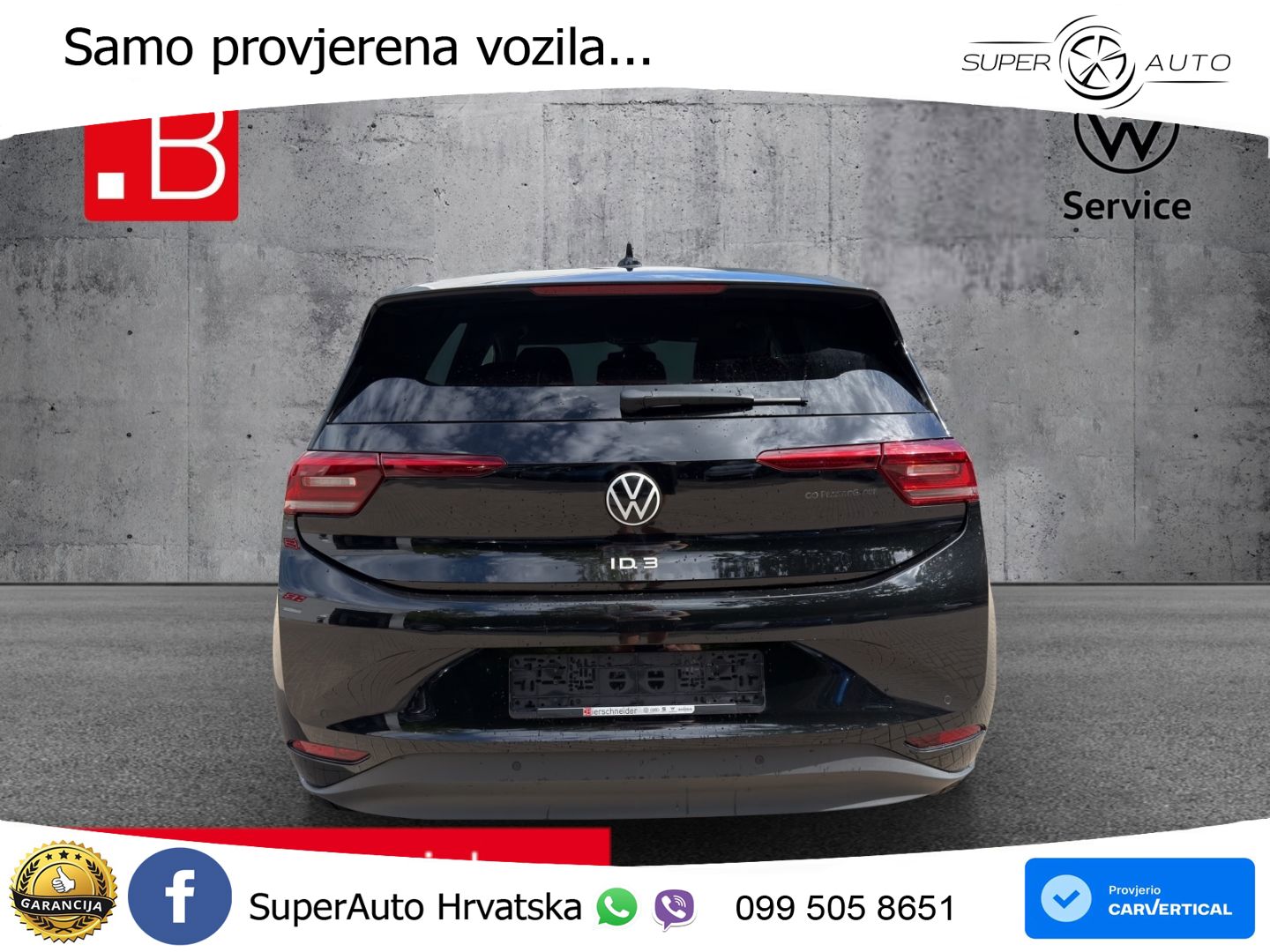 Volkswagen ID.3 Pro 62 kWh (204 KS) LED+GR SJED+ACC