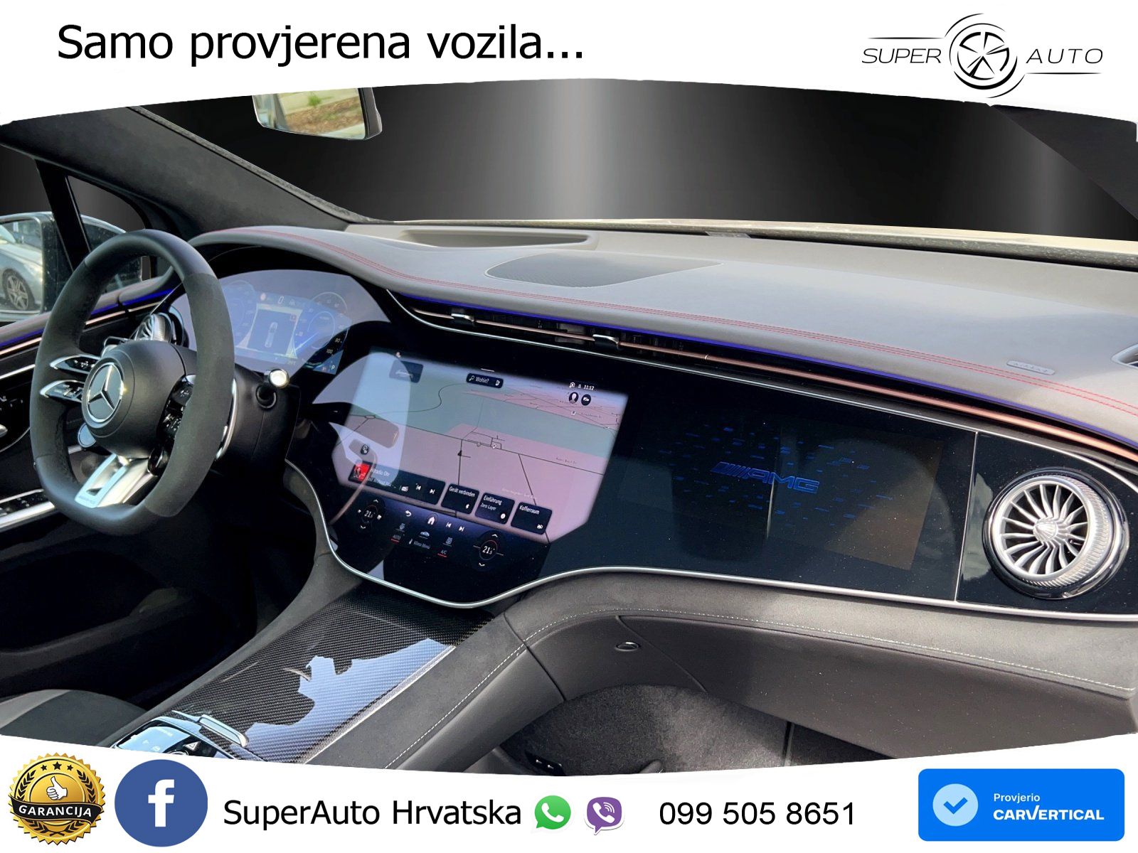Mercedes EQE SUV AMG 43 100 kWh (476 KS) 4MATIC ZRAČNI+ACC+GR SJED+360+PANO