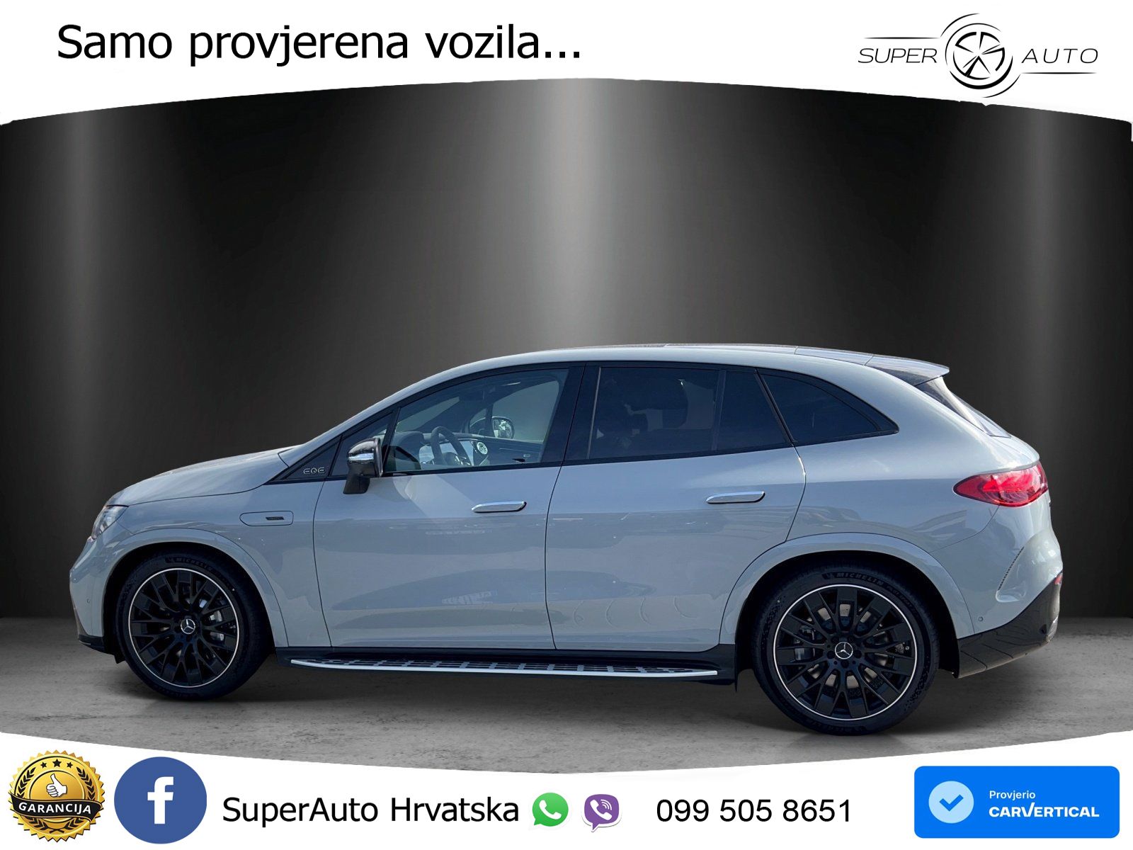 Mercedes EQE SUV AMG 43 100 kWh (476 KS) 4MATIC ZRAČNI+ACC+GR SJED+360+PANO