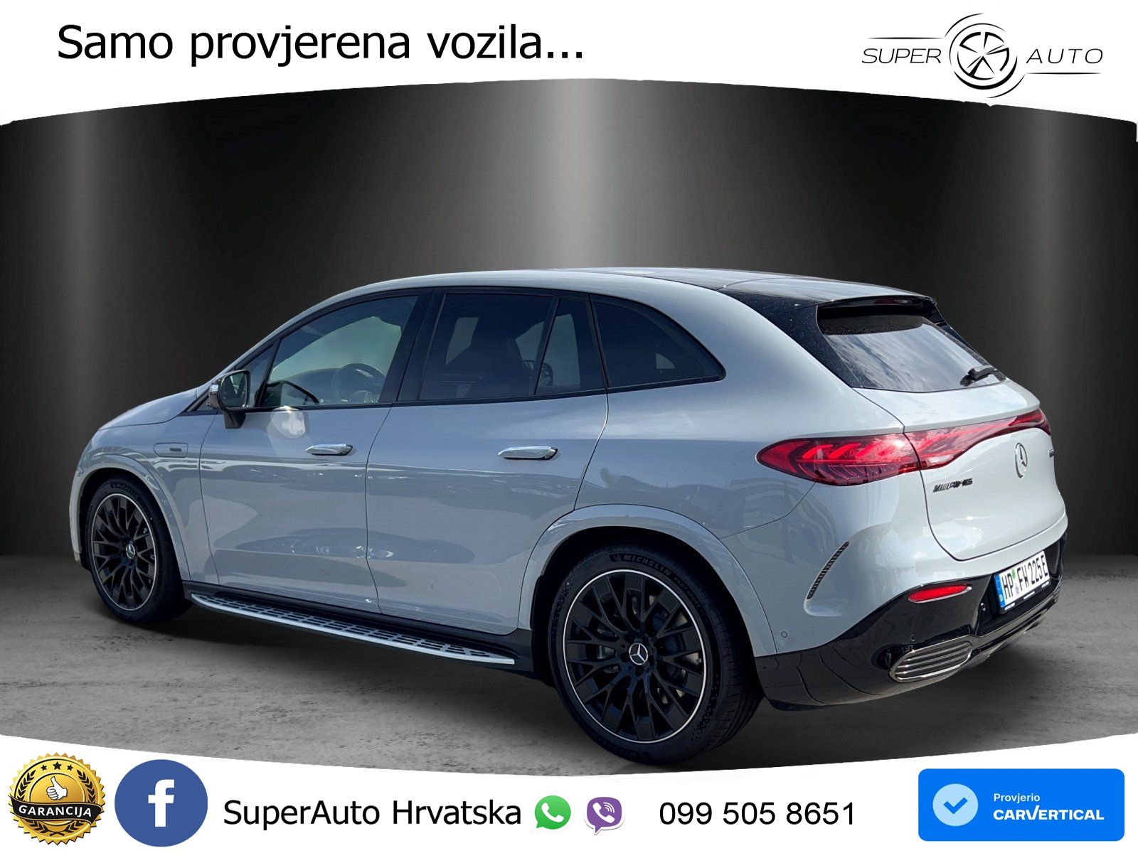 Mercedes EQE SUV AMG 43 100 kWh (476 KS) 4MATIC ZRAČNI+ACC+GR SJED+360+PANO