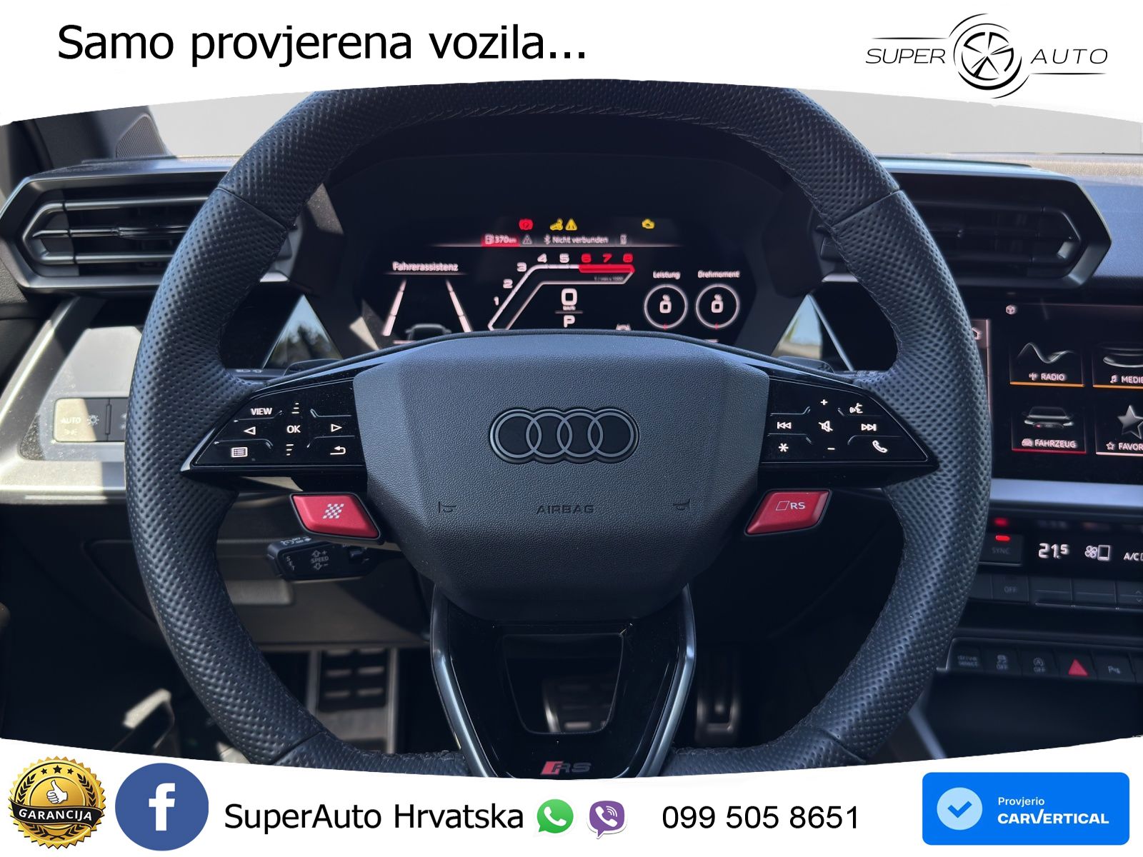 Audi RS3 Sportback 2.5 TFSI (400 KS) quattro S tronic