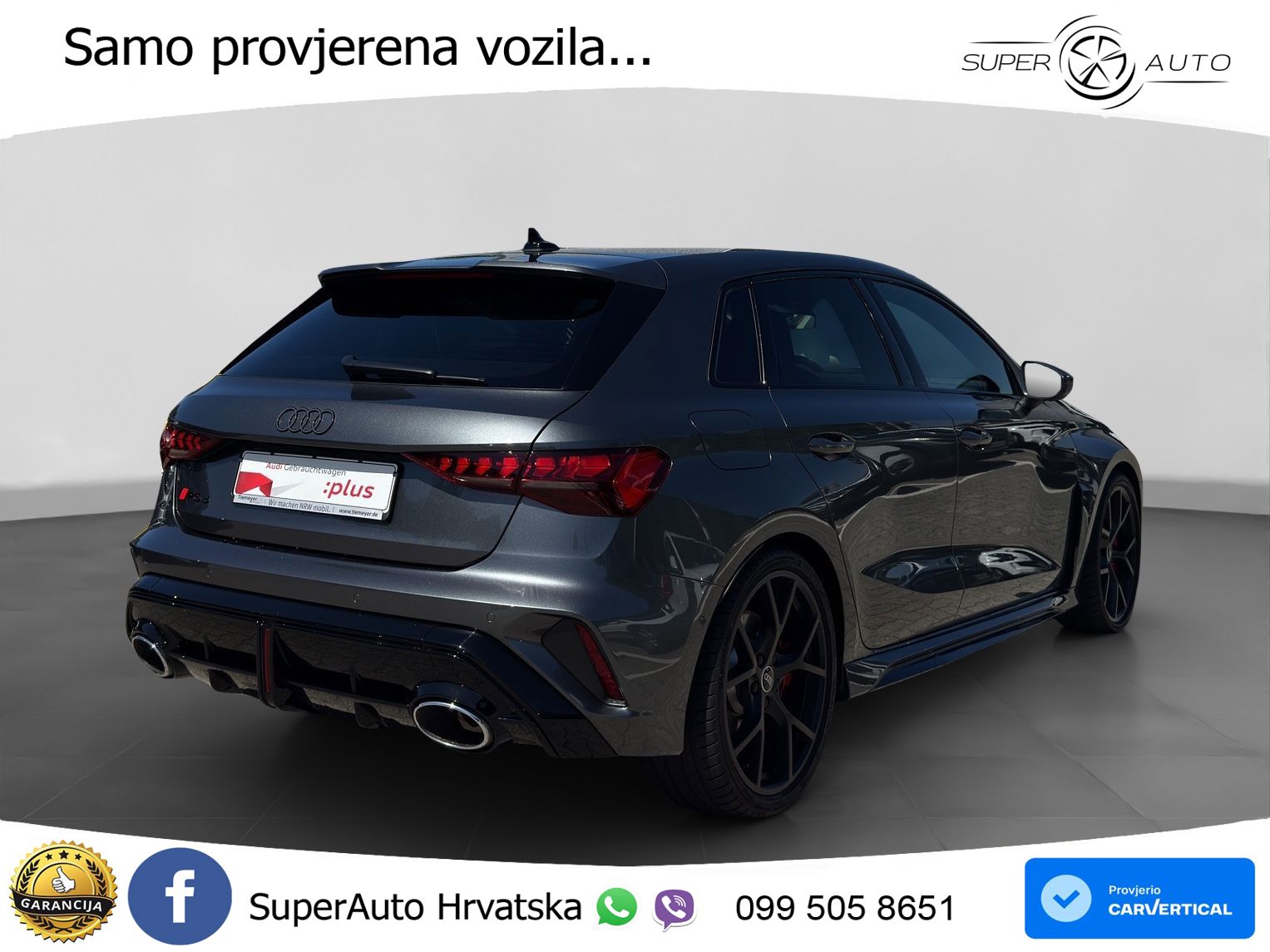 Audi RS3 Sportback 2.5 TFSI (400 KS) quattro S tronic