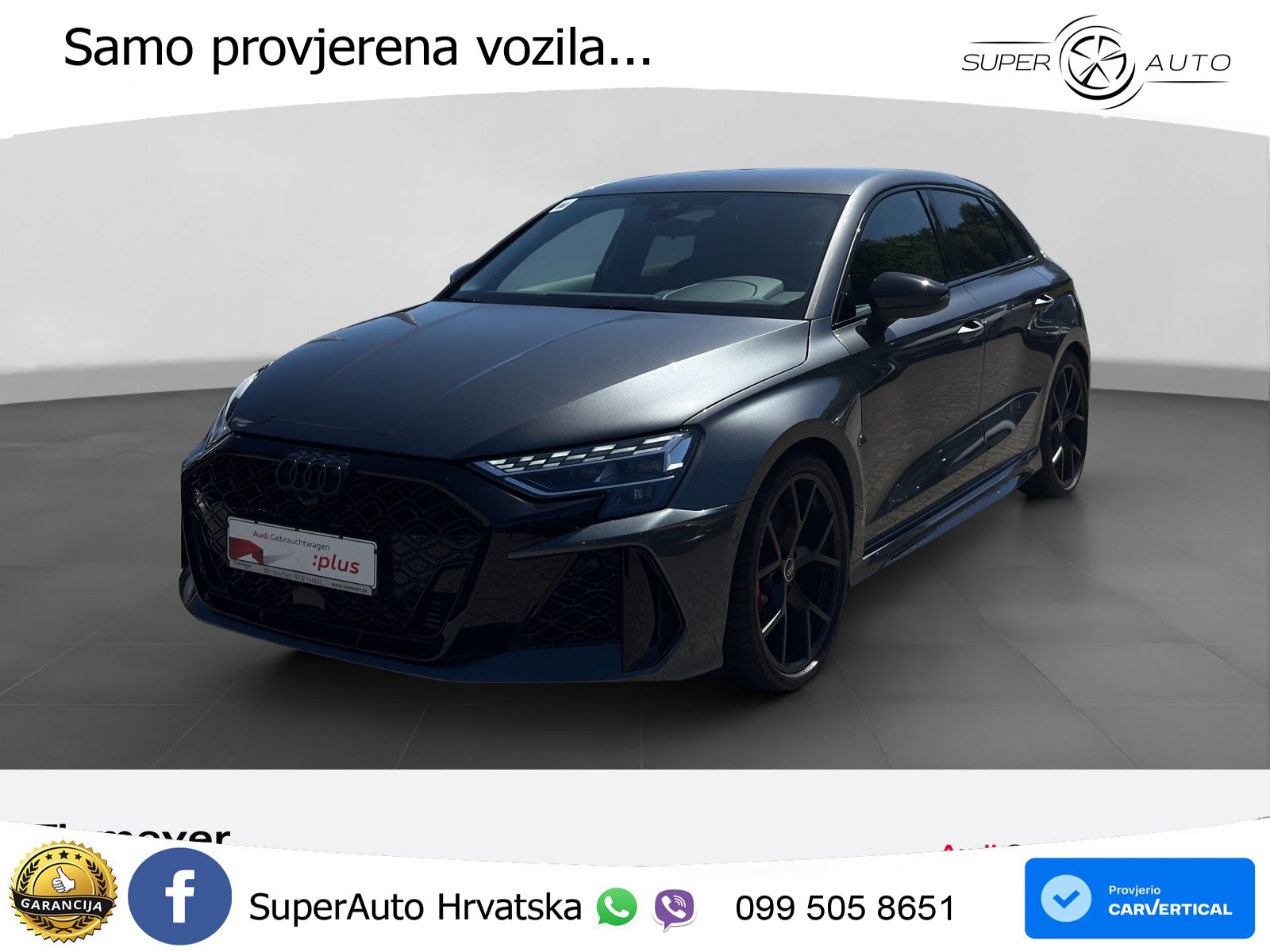 Audi RS3 Sportback 2.5 TFSI (400 KS) quattro S tronic