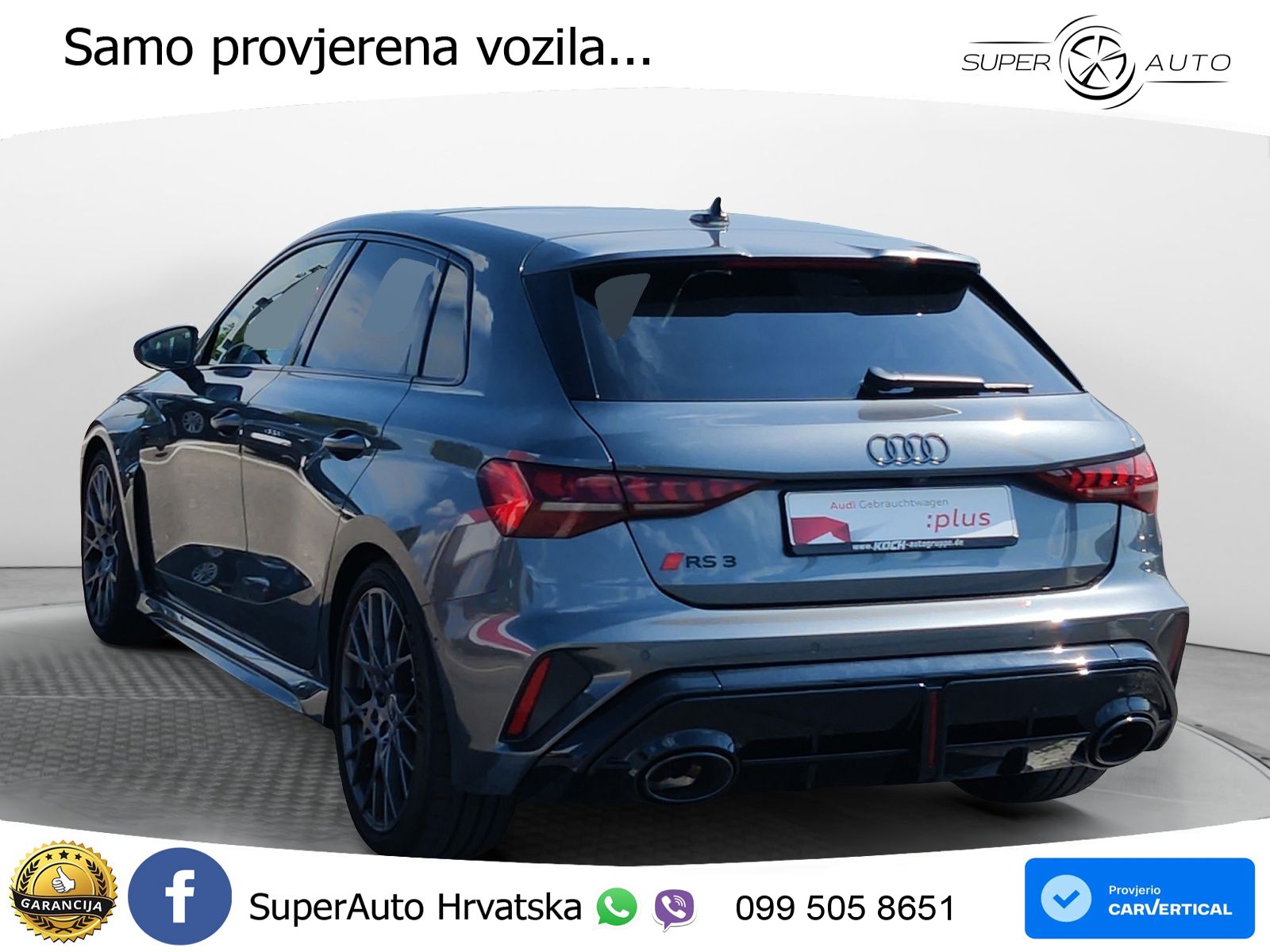 Audi RS3 Sportback 2.5 TFSI (400 KS) quattro S tronic LED+GR SJED+ACC