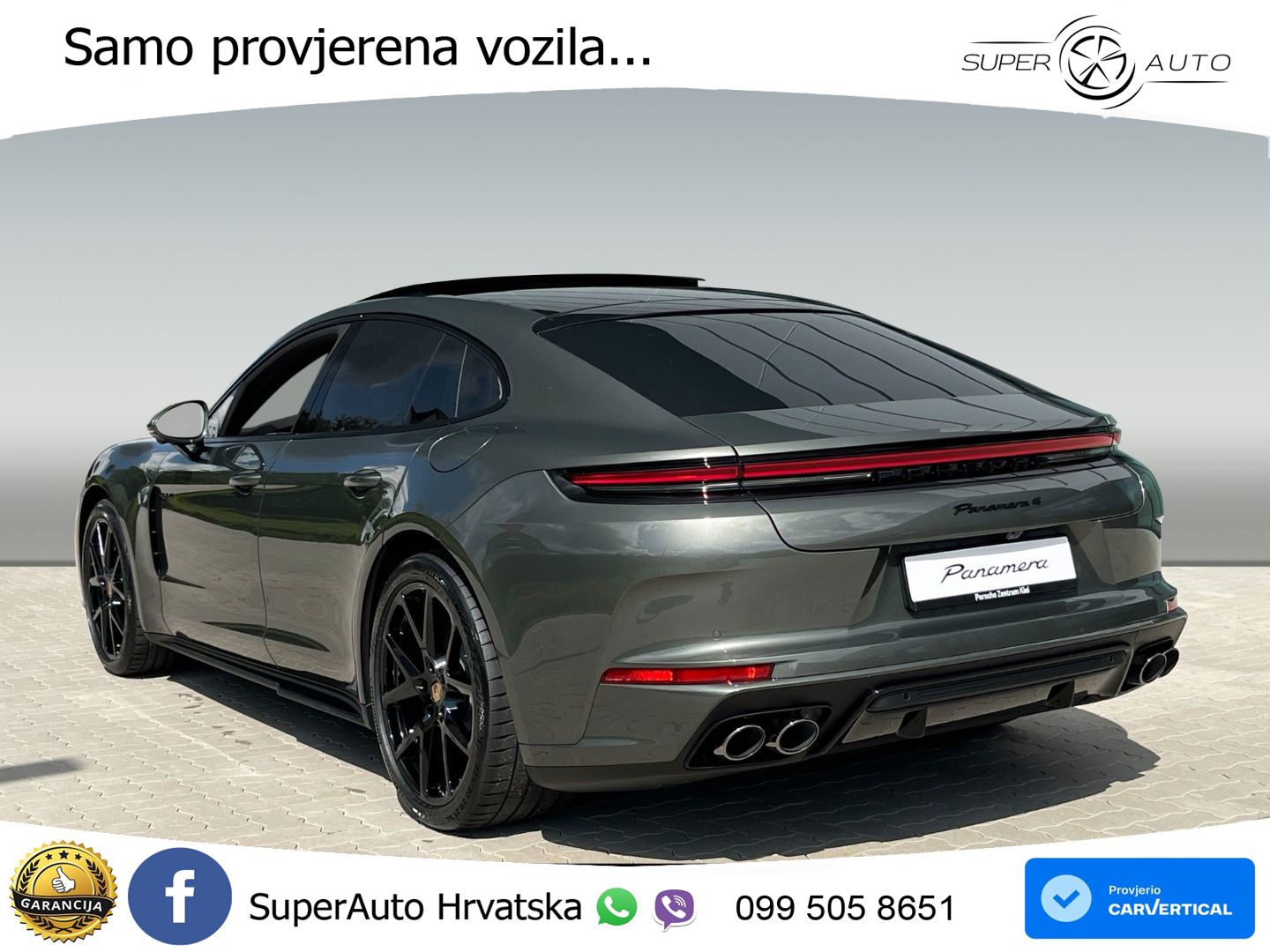 Porsche Panamera 4 2.9 V6 (470 KS) E-Hybrid PDK ACC+HEAD+4xGR SJED+360+PANO