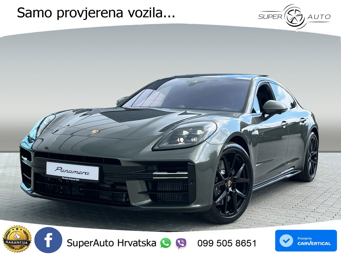 Porsche Panamera 4 2.9 V6 (470 KS) E-Hybrid PDK ACC+HEAD+4xGR SJED+360+PANO