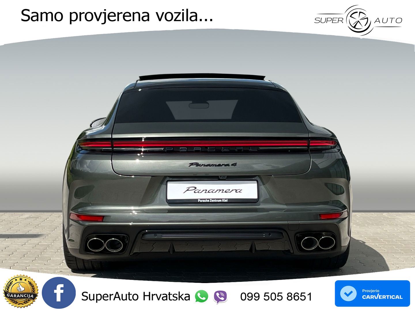 Porsche Panamera 4 2.9 V6 (470 KS) E-Hybrid PDK ACC+HEAD+4xGR SJED+360+PANO