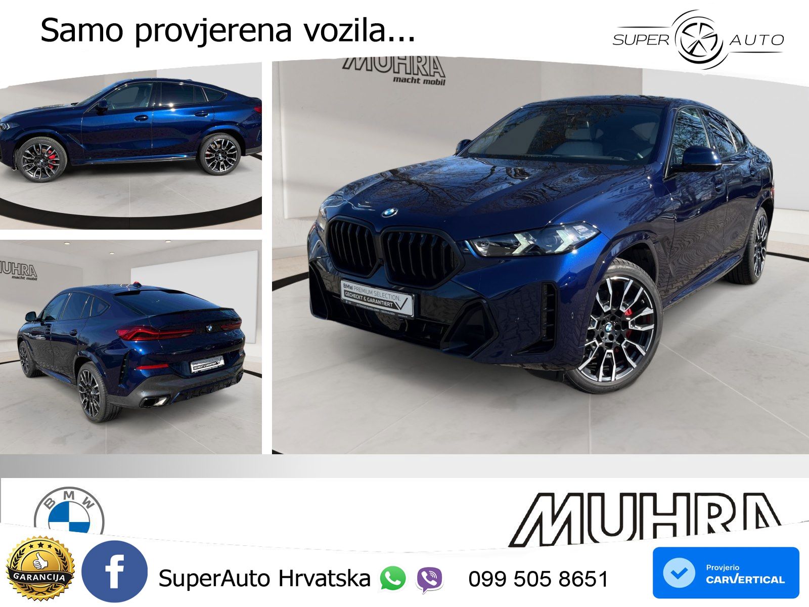 BMW X6 30d (298 KS) xDrive Steptronic M Sport LED+GR SJED+ACC