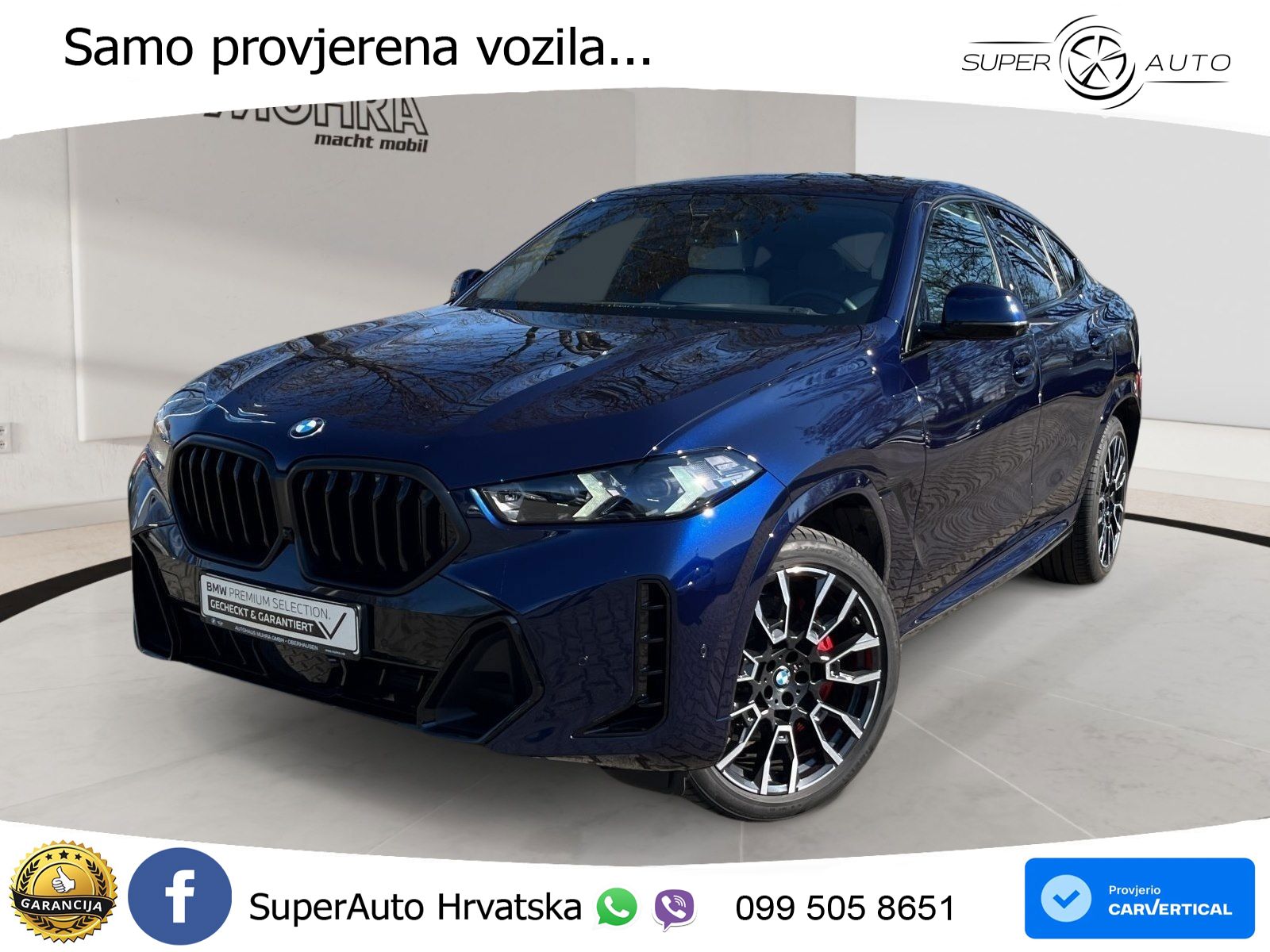 BMW X6 30d (298 KS) xDrive Steptronic M Sport LED+GR SJED+ACC