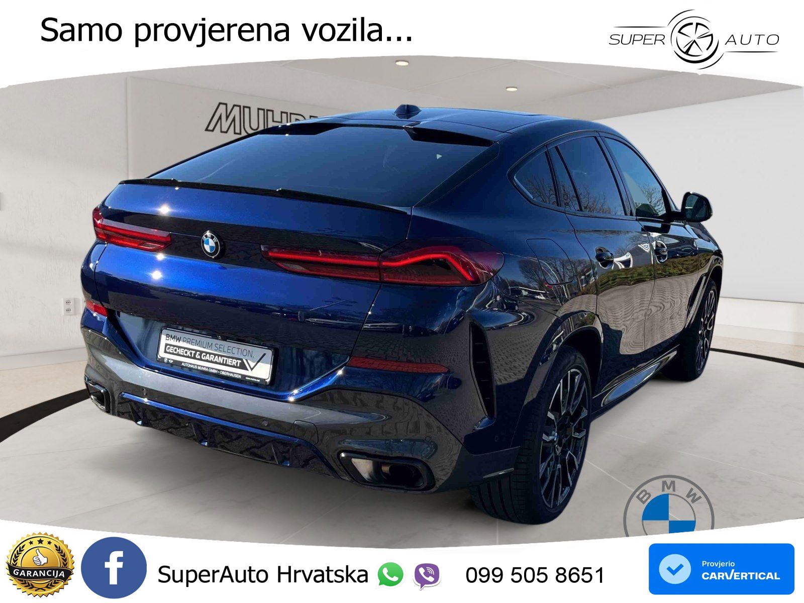 BMW X6 30d (298 KS) xDrive Steptronic M Sport LED+GR SJED+ACC