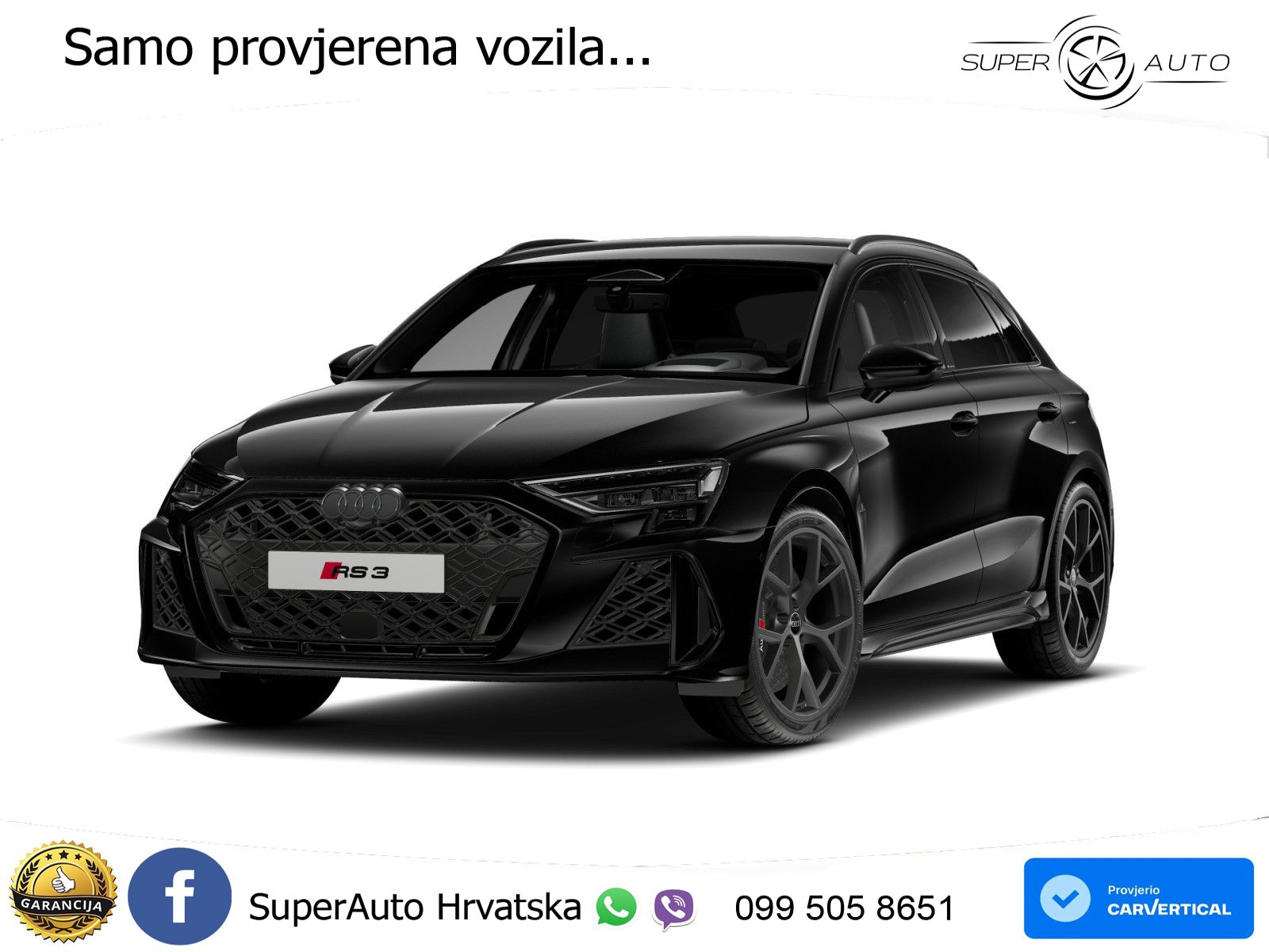 Audi RS3 Sedan 2.5 TFSI (400 KS) quattro S tronic LED+GR SJED+ACC