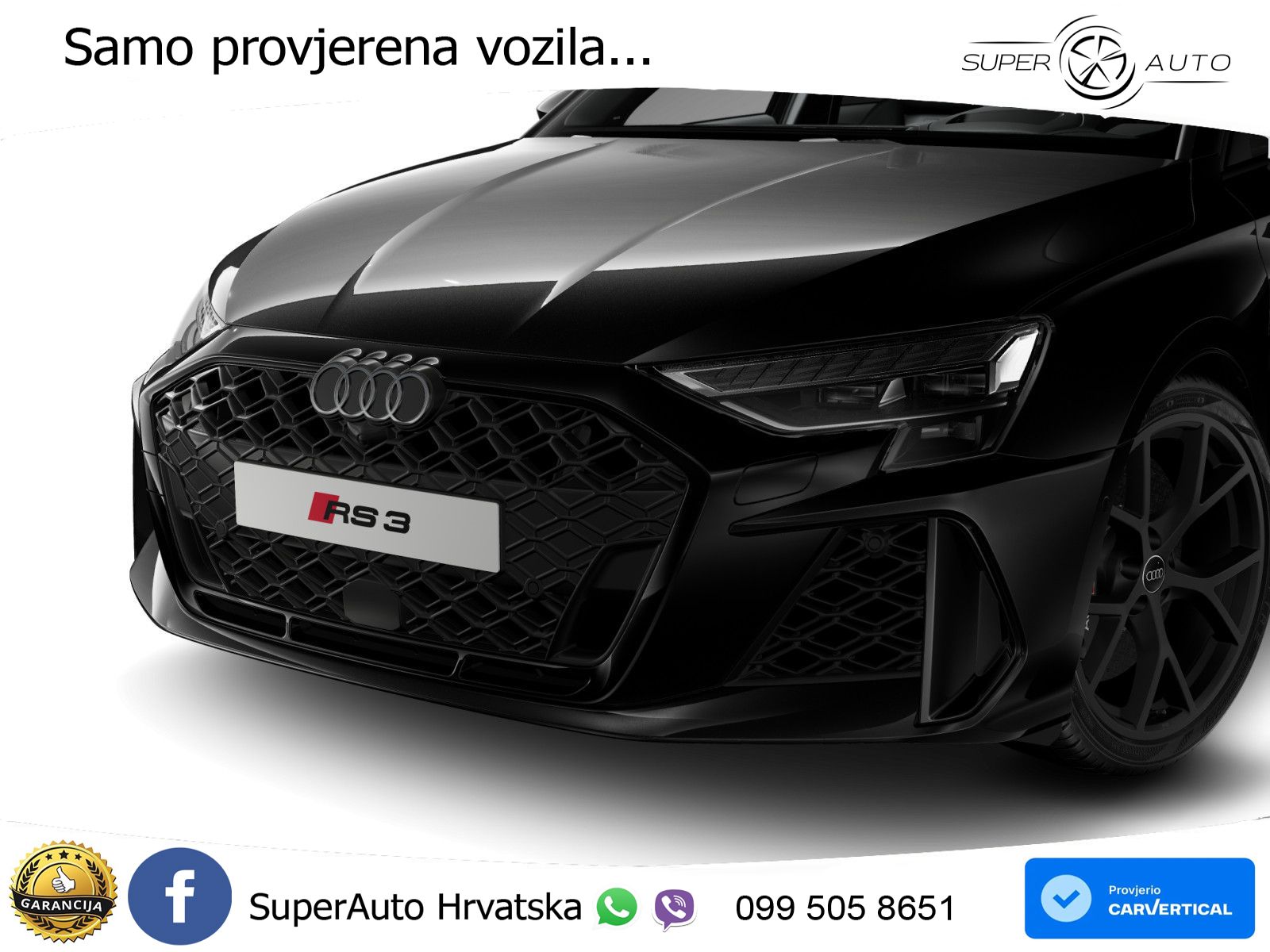 Audi RS3 Sedan 2.5 TFSI (400 KS) quattro S tronic LED+GR SJED+ACC