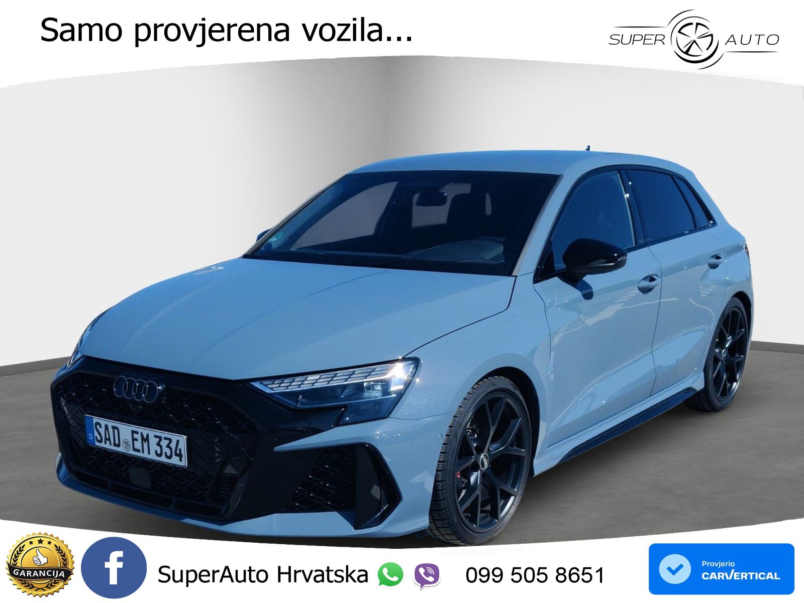 Audi RS3 Sedan 2.5 TFSI (400 KS) quattro S tronic LED+ACC