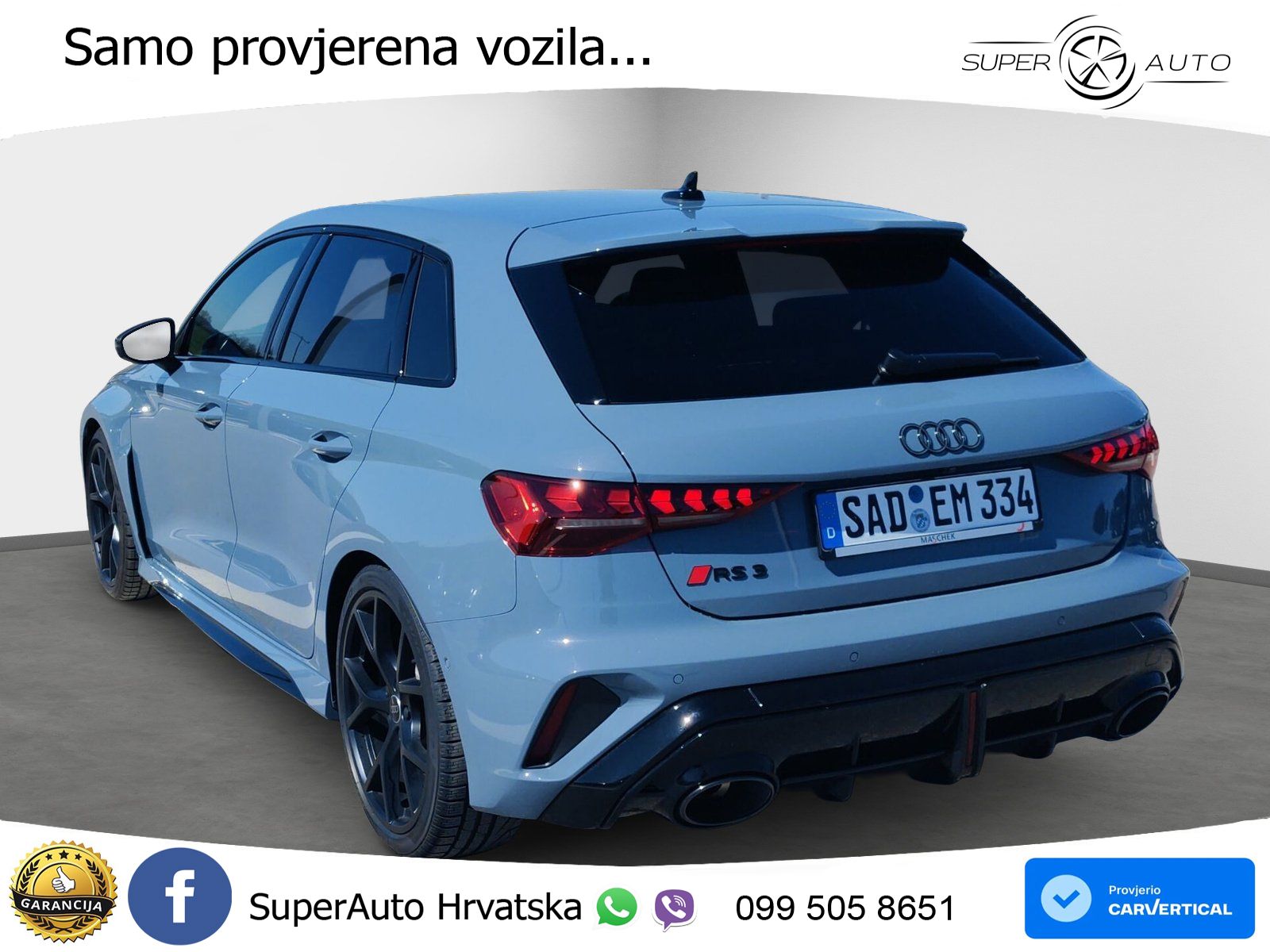 Audi RS3 Sedan 2.5 TFSI (400 KS) quattro S tronic LED+ACC