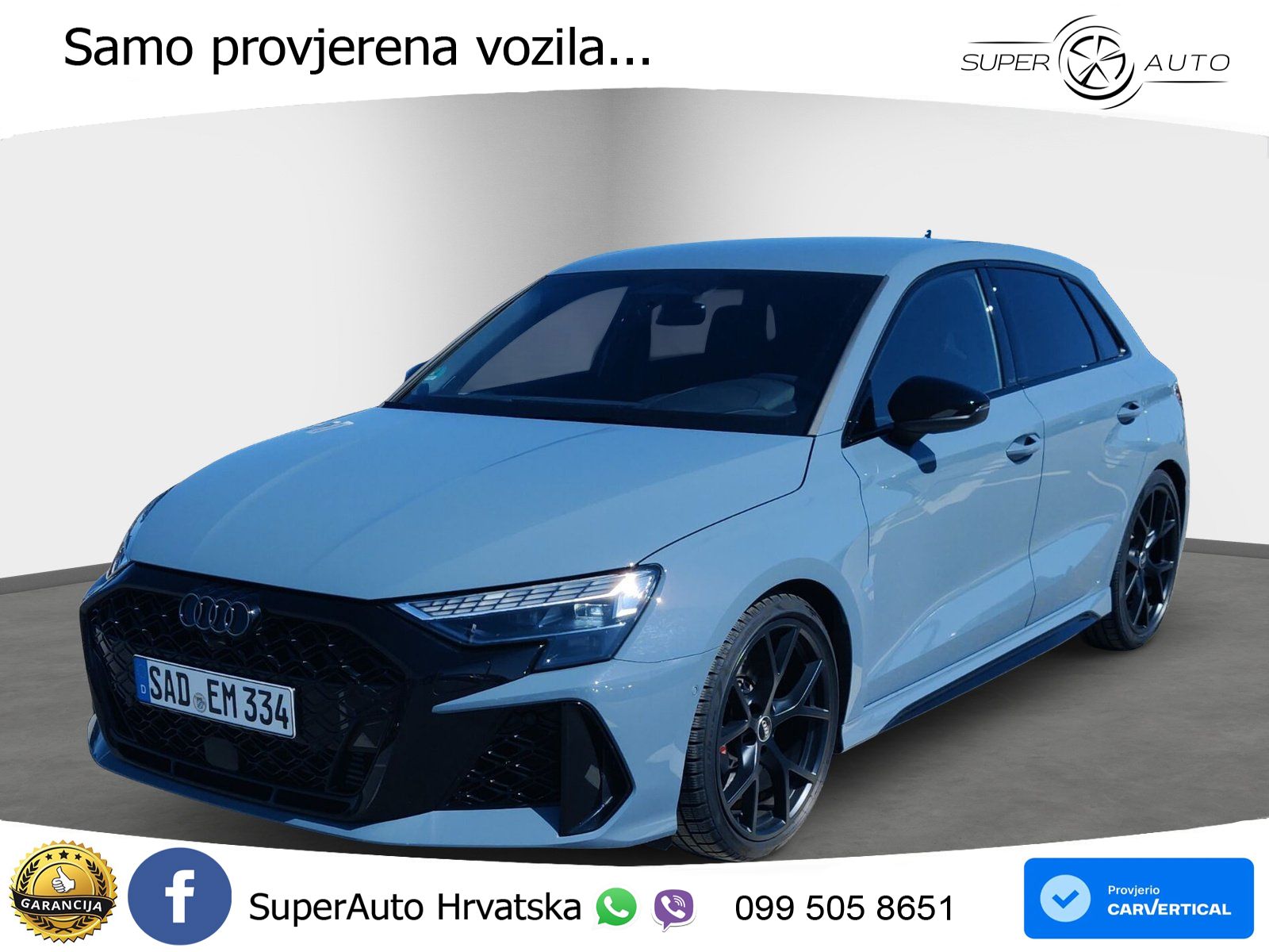 Audi RS3 Sedan 2.5 TFSI (400 KS) quattro S tronic LED+ACC