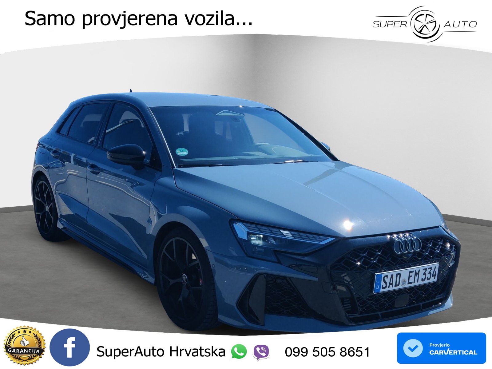 Audi RS3 Sedan 2.5 TFSI (400 KS) quattro S tronic LED+ACC