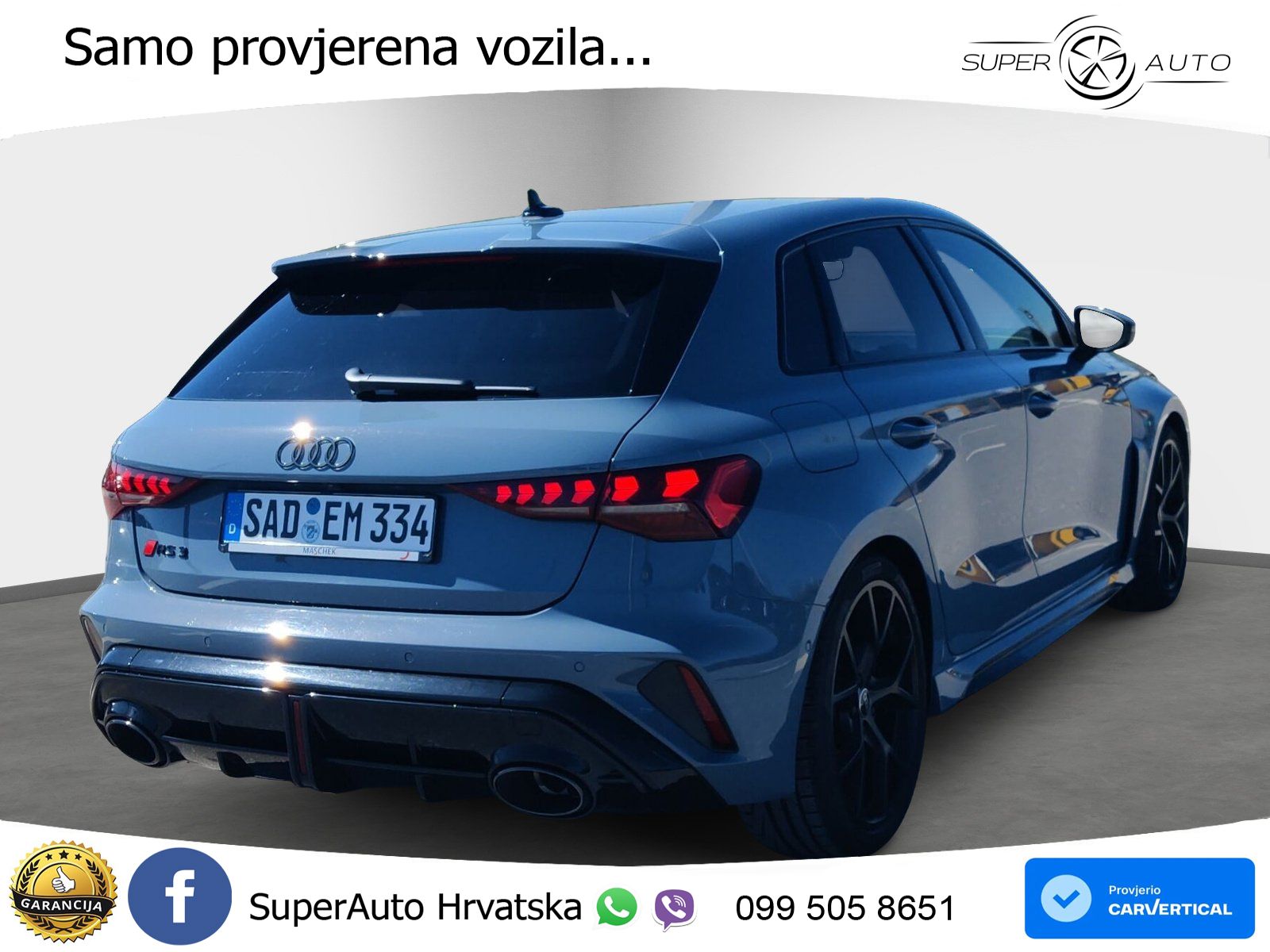 Audi RS3 Sedan 2.5 TFSI (400 KS) quattro S tronic LED+ACC