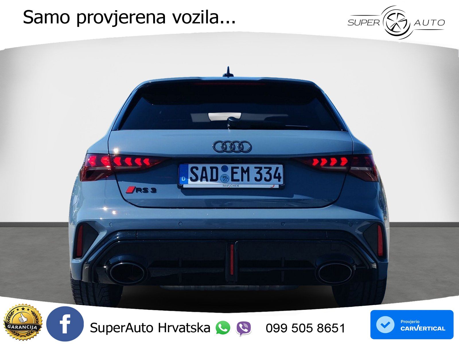 Audi RS3 Sedan 2.5 TFSI (400 KS) quattro S tronic LED+ACC