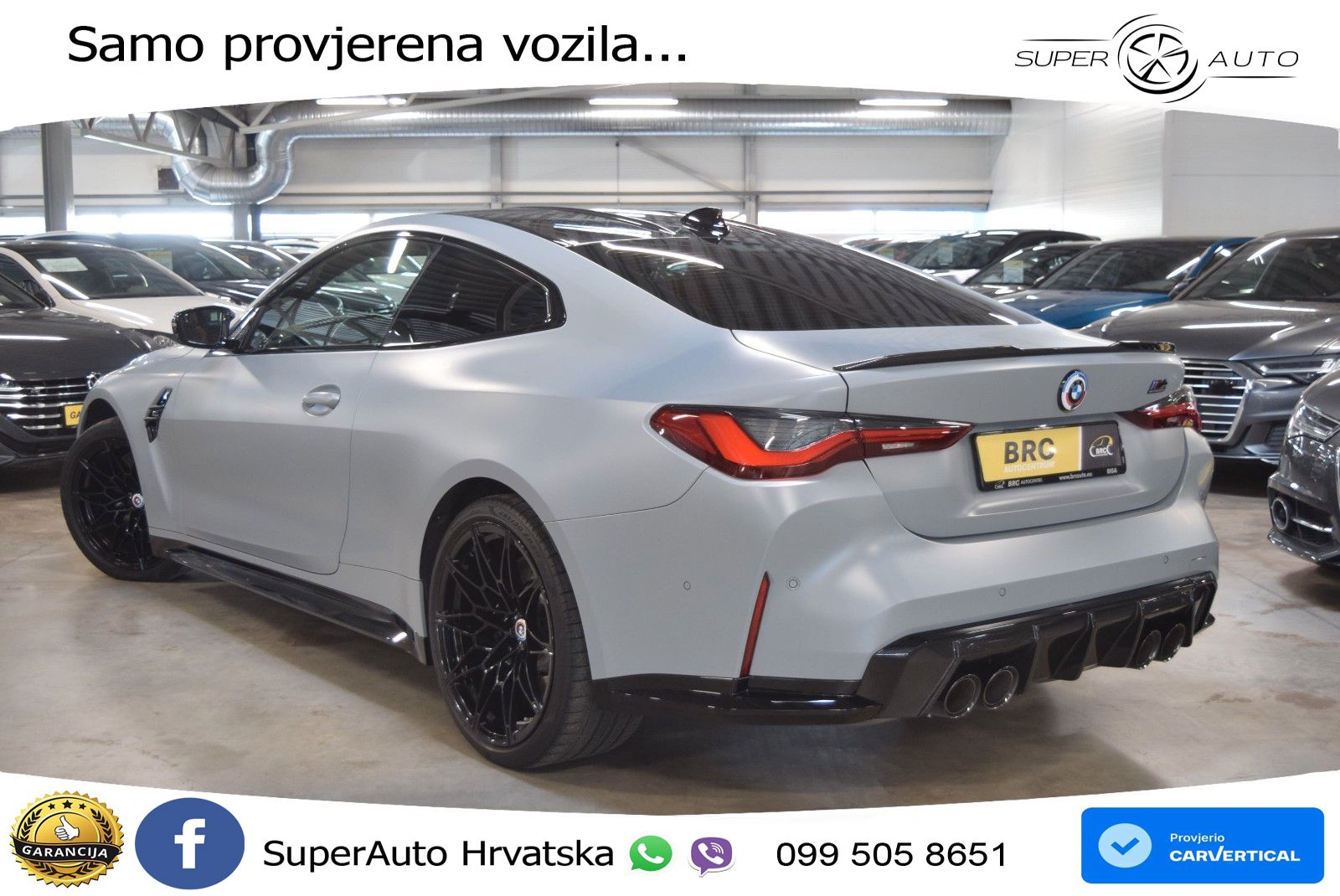 BMW M4 Competition 3.0 (510 KS) xDrive Steptronic LED+GR SJED+ACC