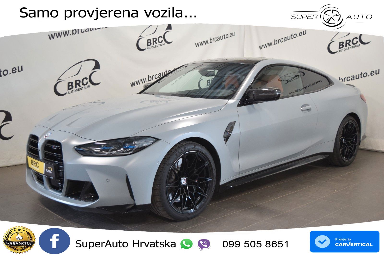 BMW M4 Competition 3.0 (510 KS) xDrive Steptronic LED+GR SJED+ACC