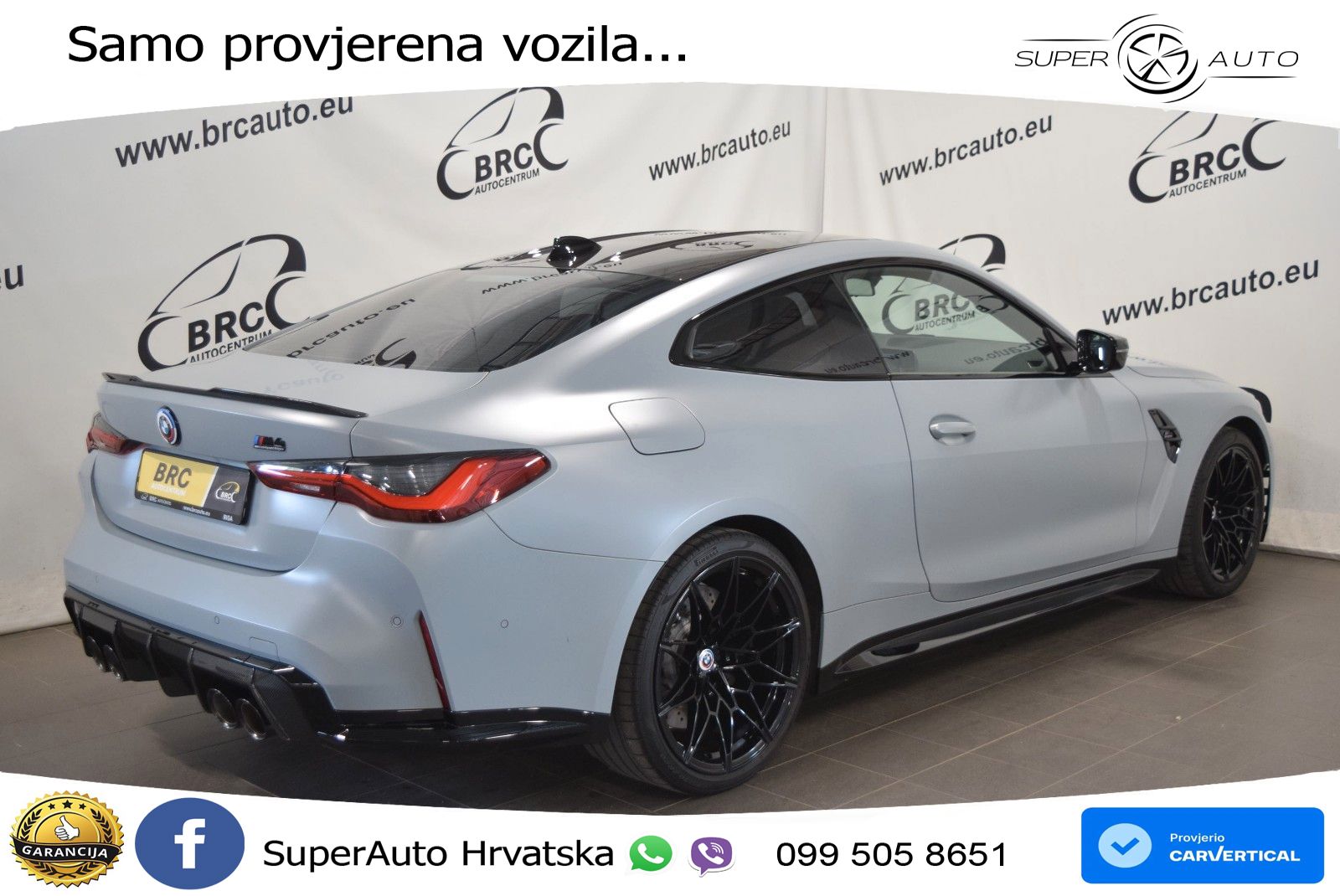 BMW M4 Competition 3.0 (510 KS) xDrive Steptronic LED+GR SJED+ACC