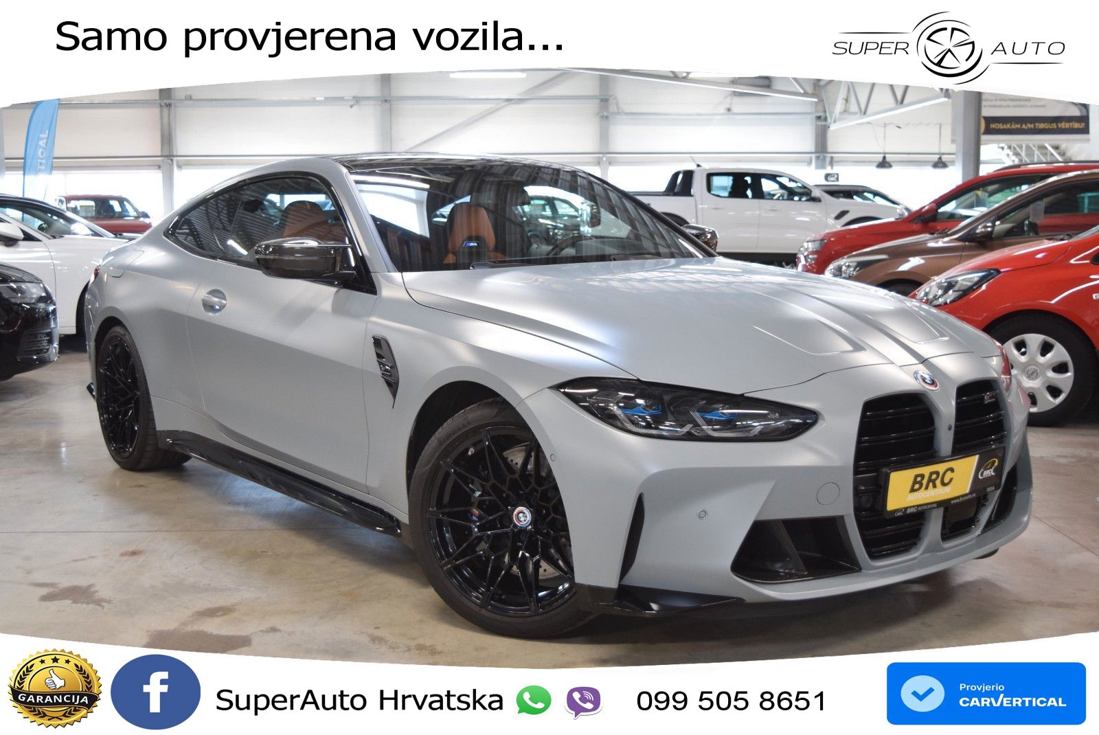 BMW M4 Competition 3.0 (510 KS) xDrive Steptronic LED+GR SJED+ACC