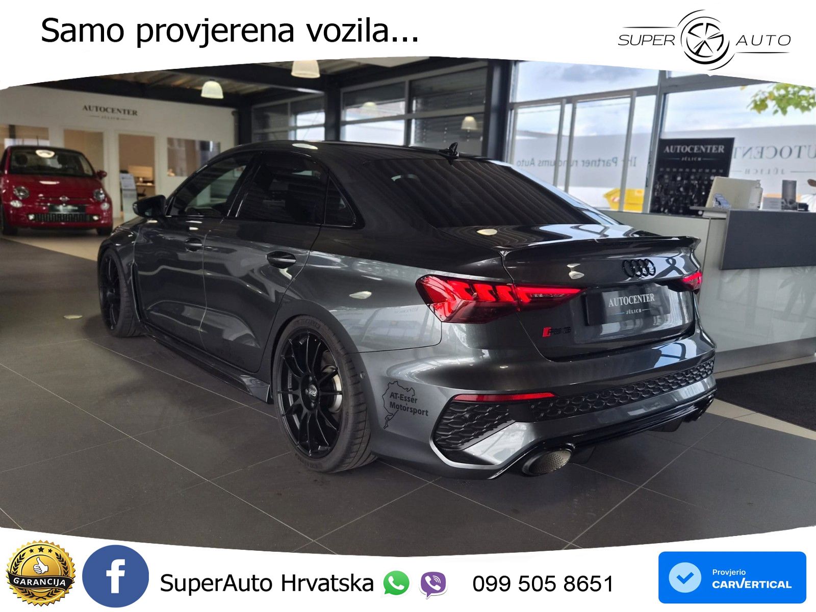 Audi RS3 Sportback 2.5 TFSI (400 KS) quattro S tronic