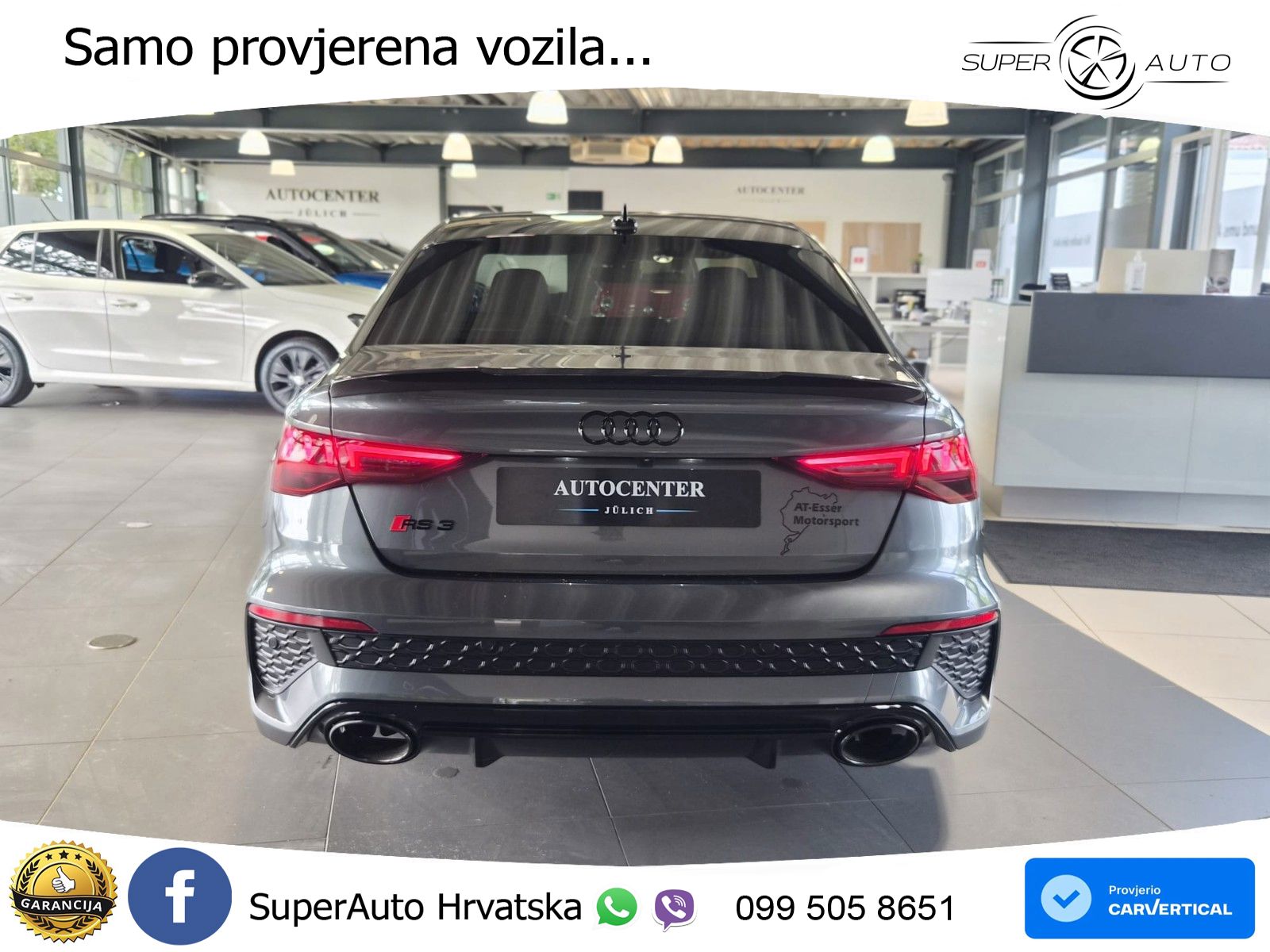 Audi RS3 Sportback 2.5 TFSI (400 KS) quattro S tronic