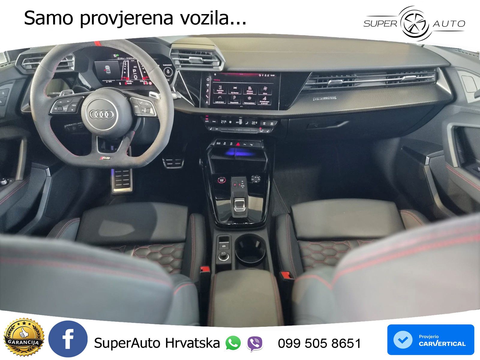 Audi RS3 Sportback 2.5 TFSI (400 KS) quattro S tronic