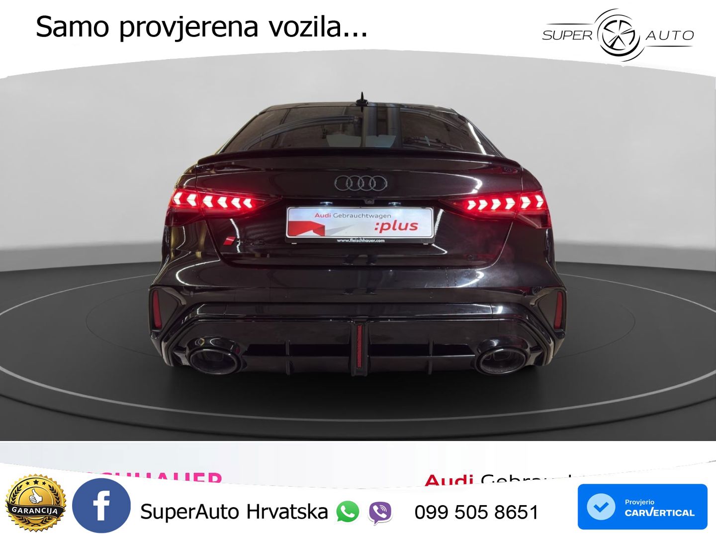 Audi RS3 Sedan 2.5 TFSI (400 KS) quattro S tronic LED+GR SJED+ACC